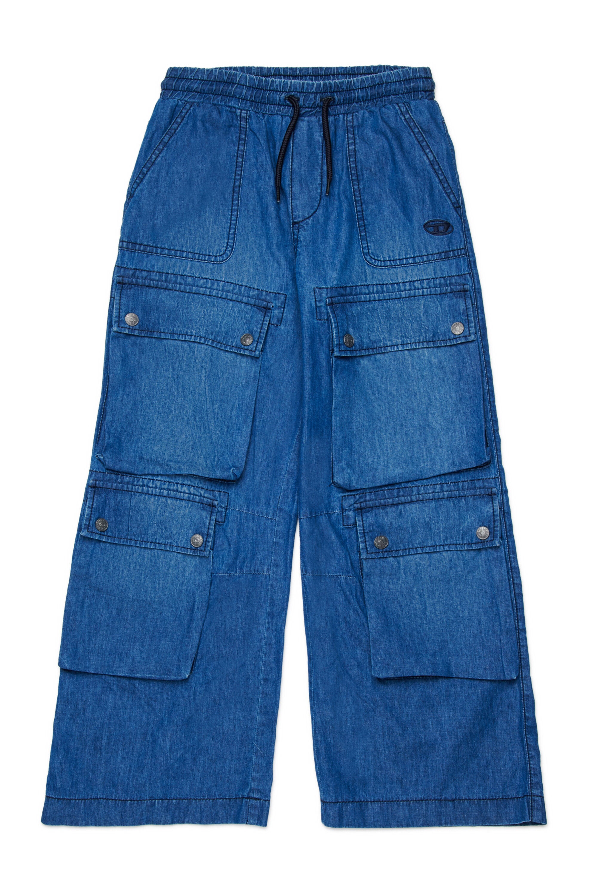 Relaxed fit jeans in medium blue wash - D-Kaith