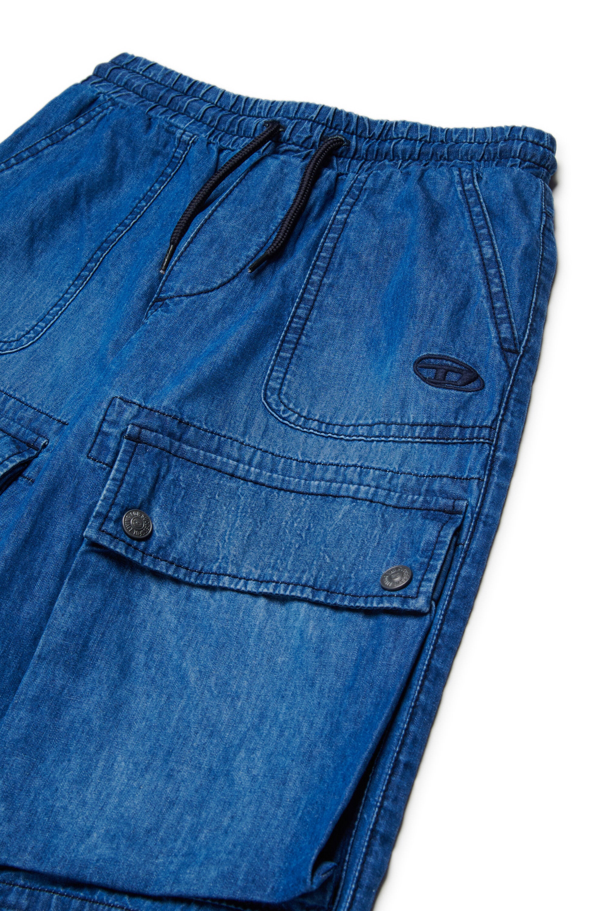 Relaxed fit jeans in medium blue wash - D-Kaith