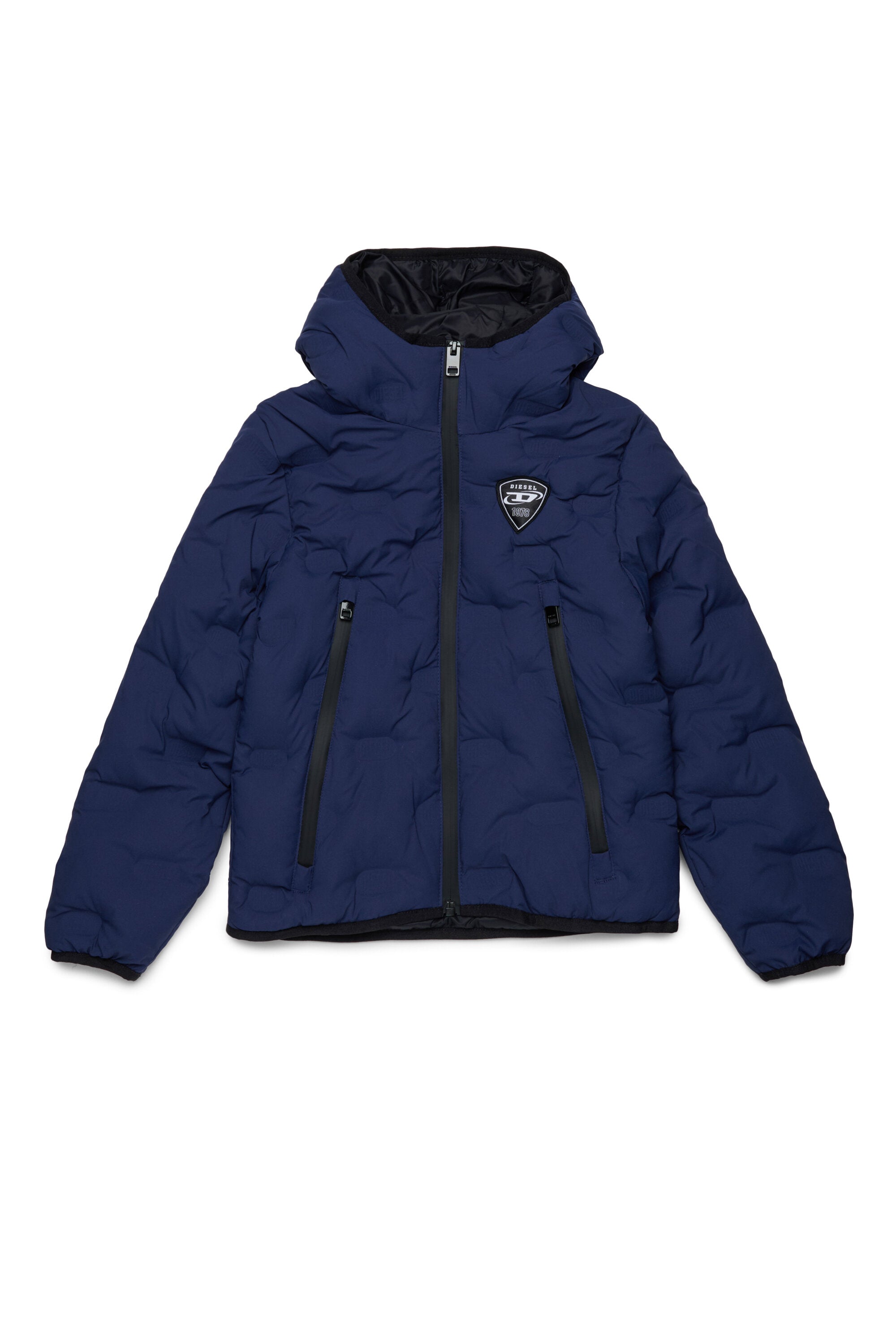 Padded jacket with logo