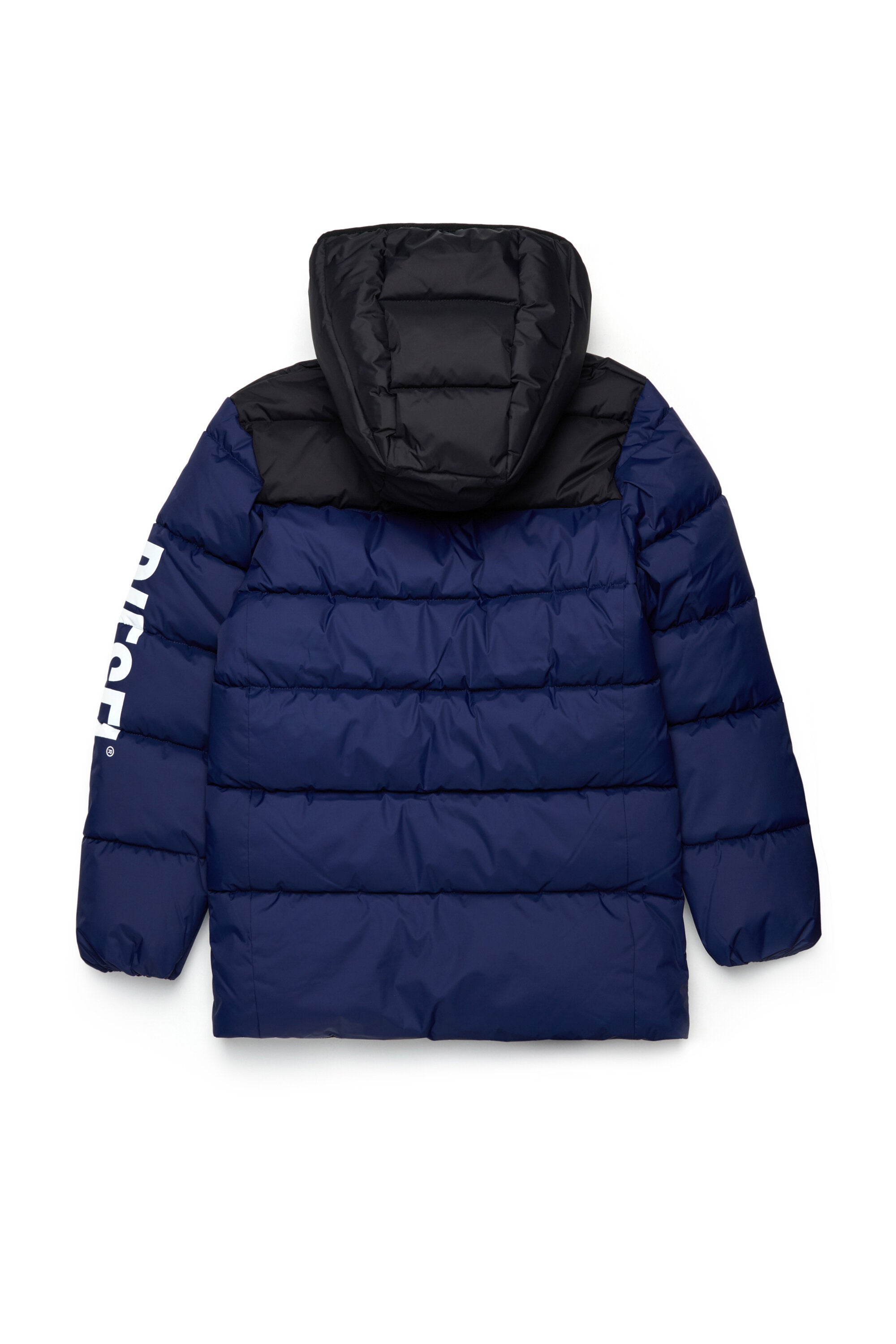 Padded jacket with logo