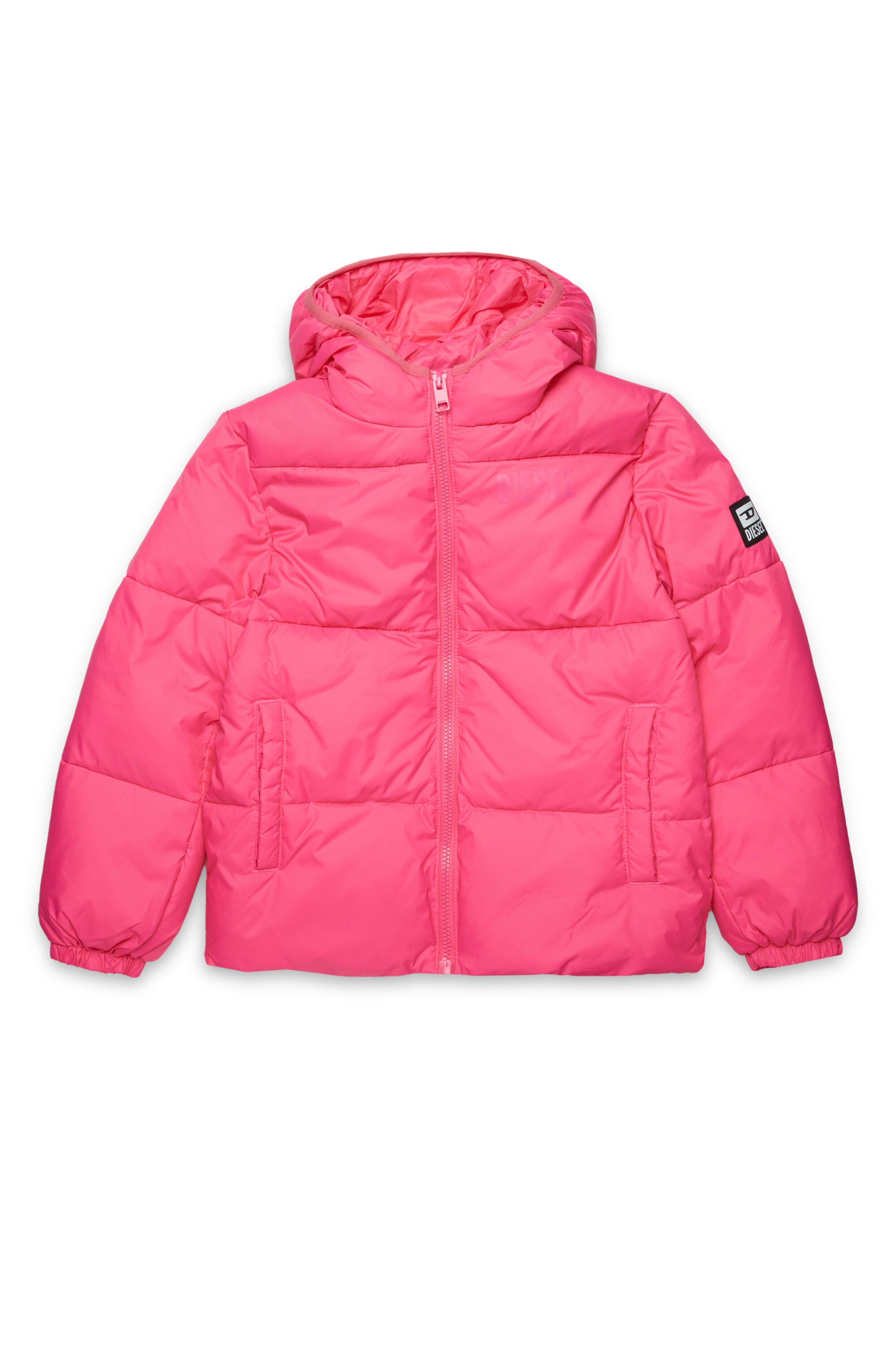 Padded jacket with logo