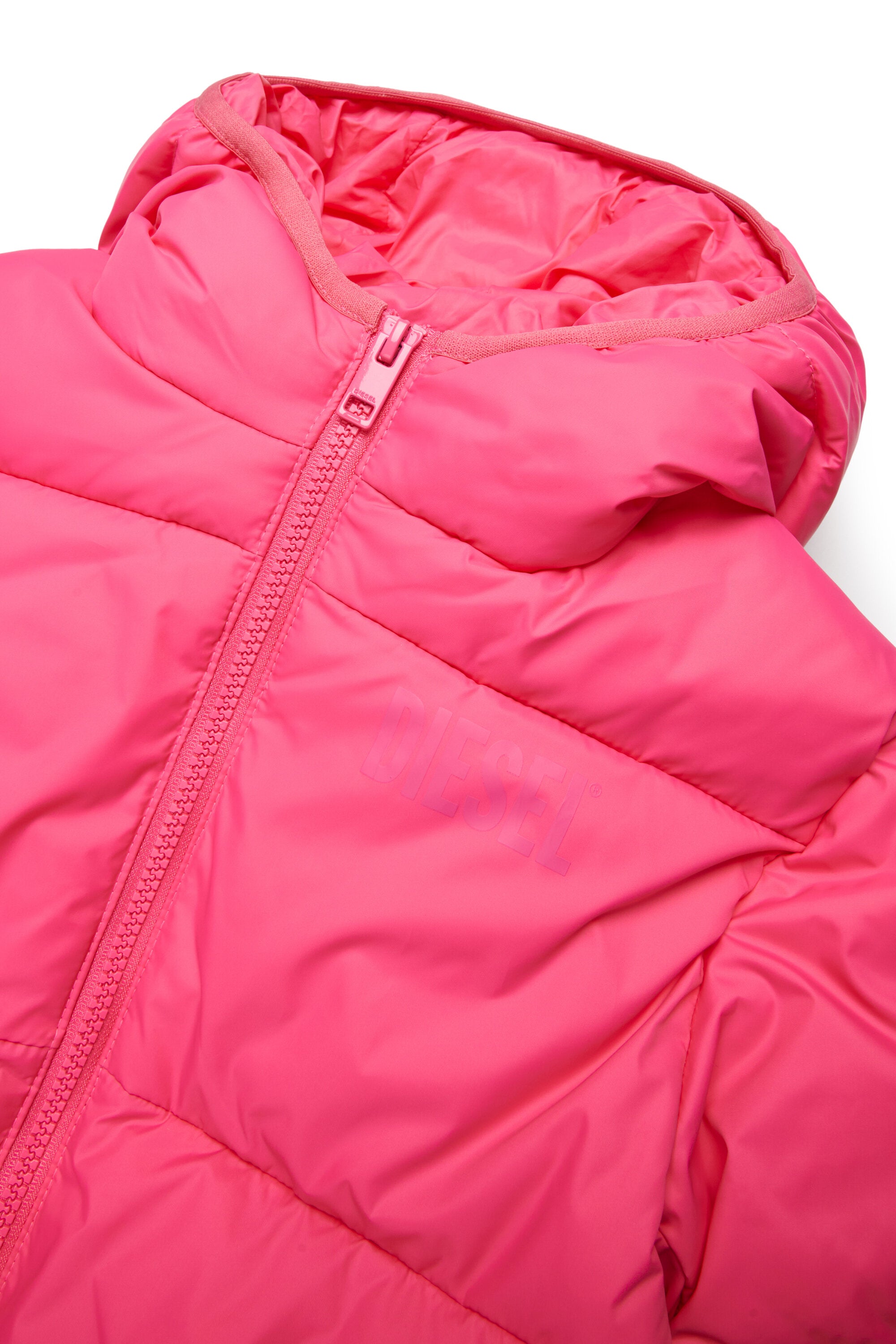 Padded jacket with logo