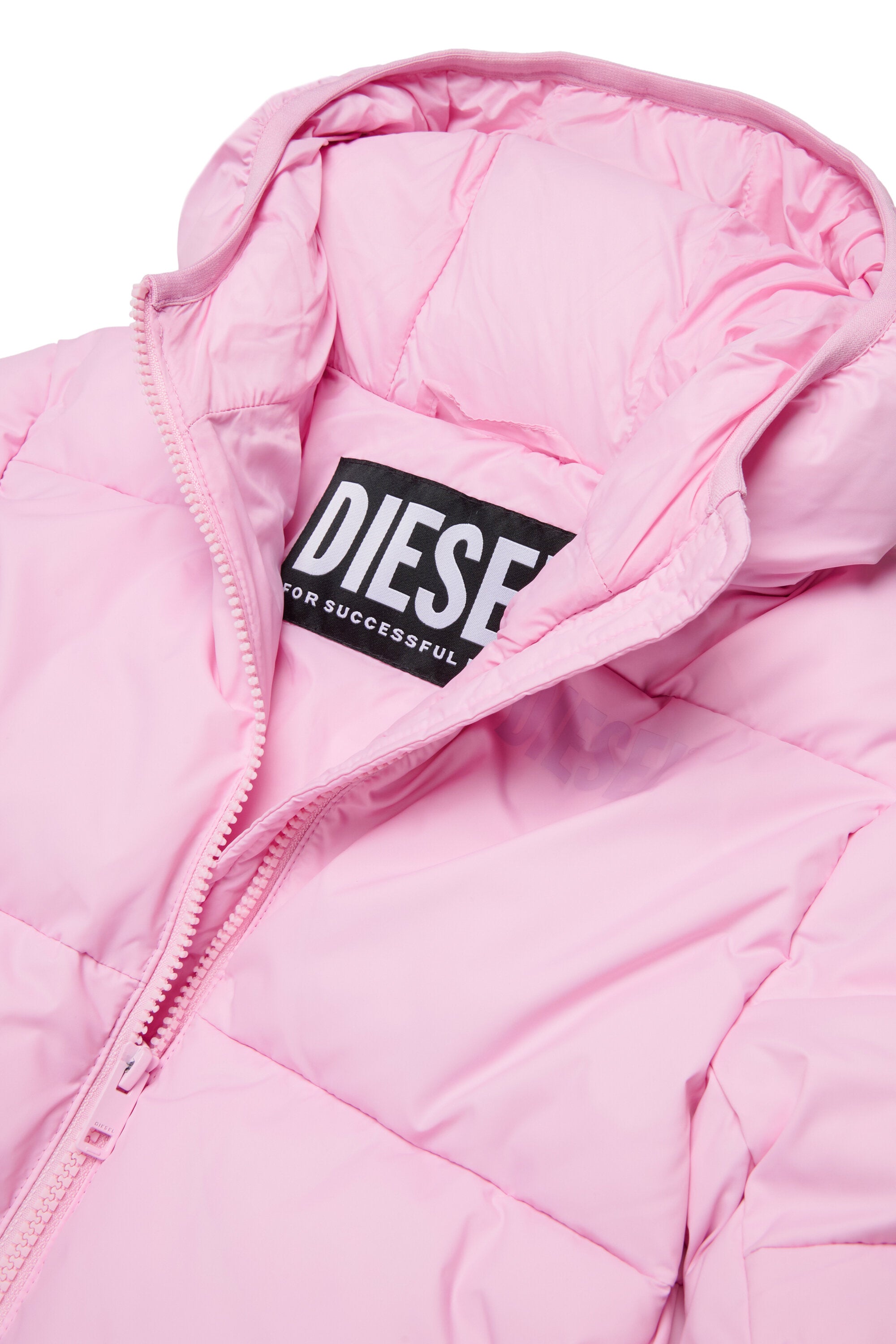 Padded jacket with logo