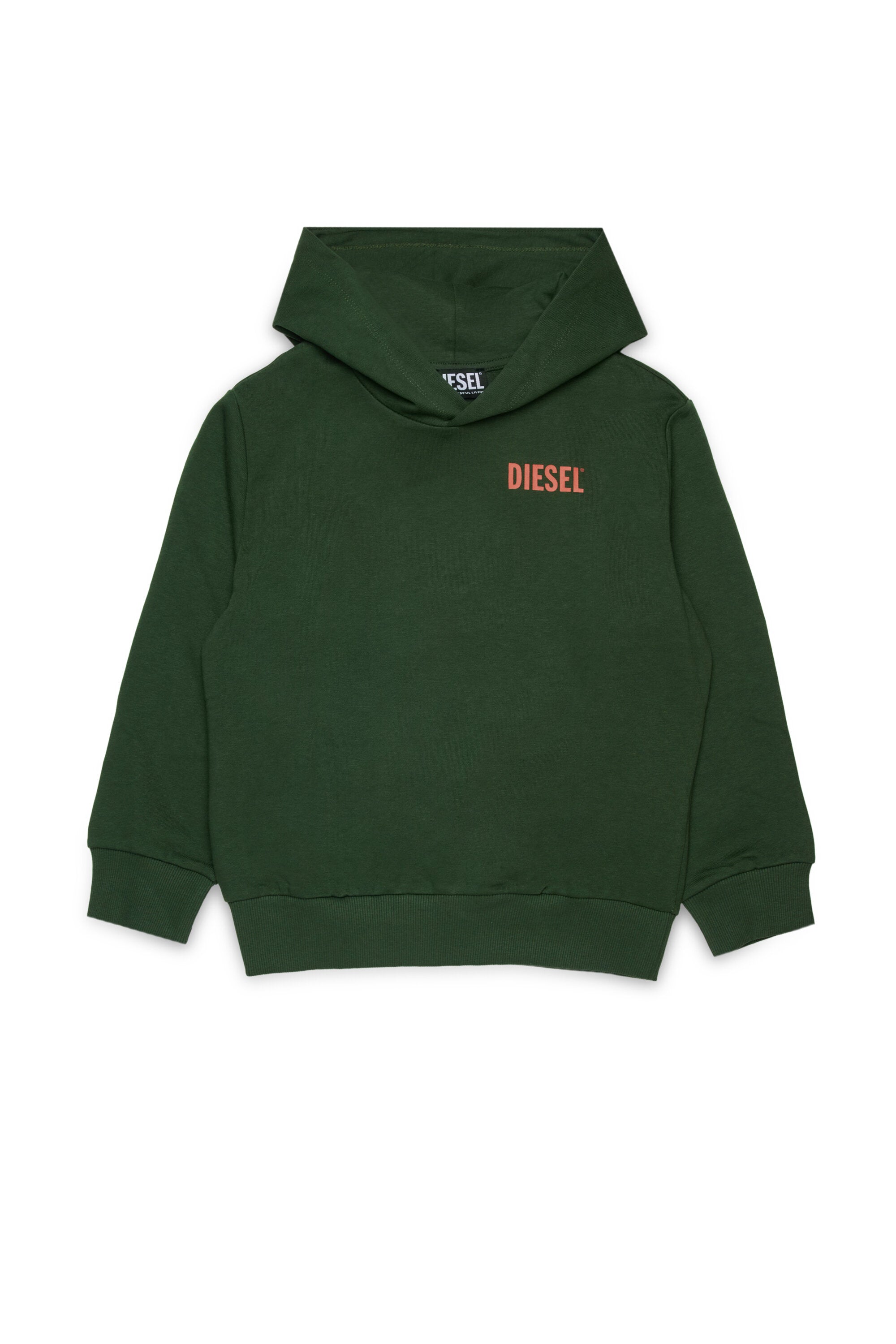 Hooded sweatshirt with Diesel logo