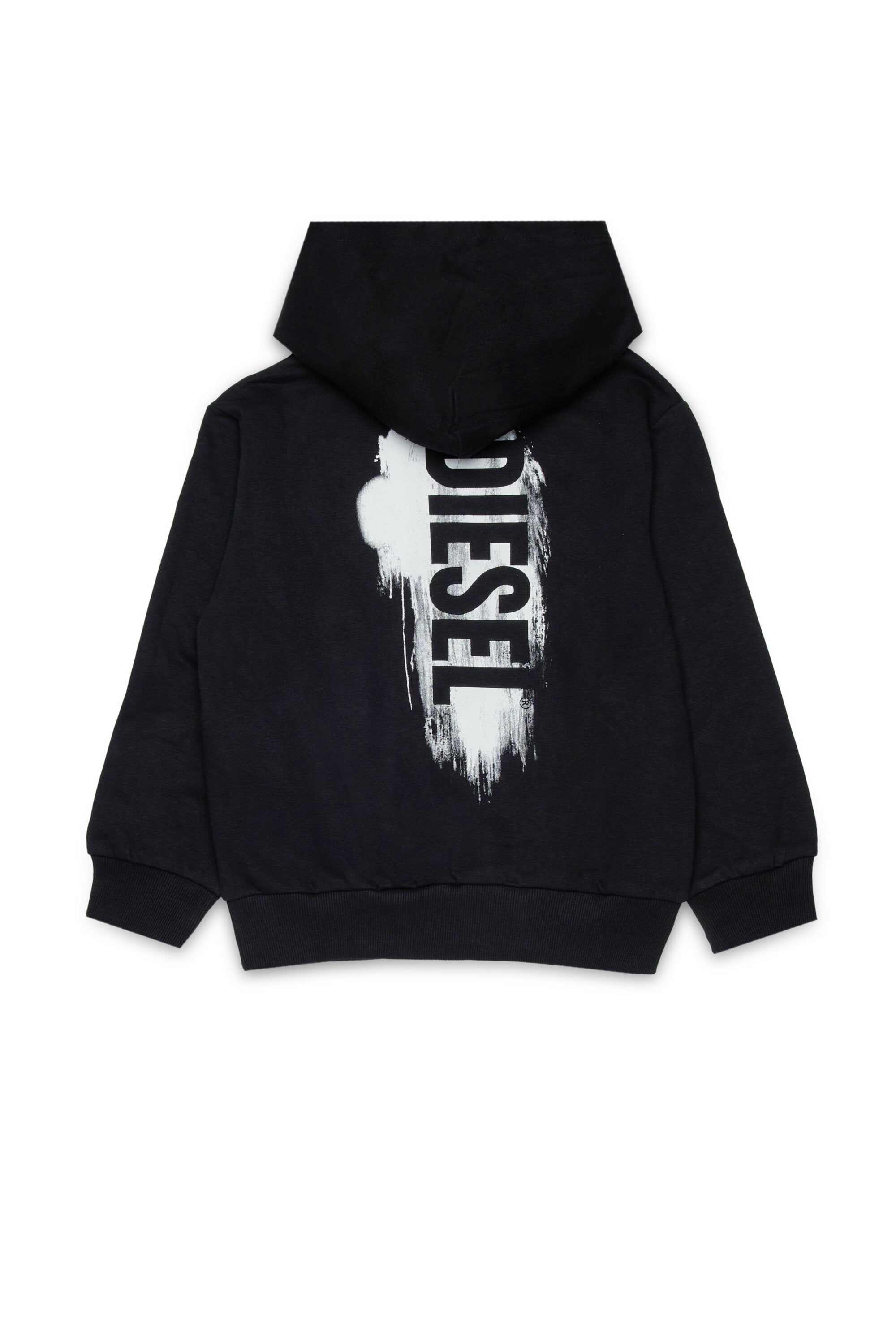 Hooded sweatshirt with Diesel logo
