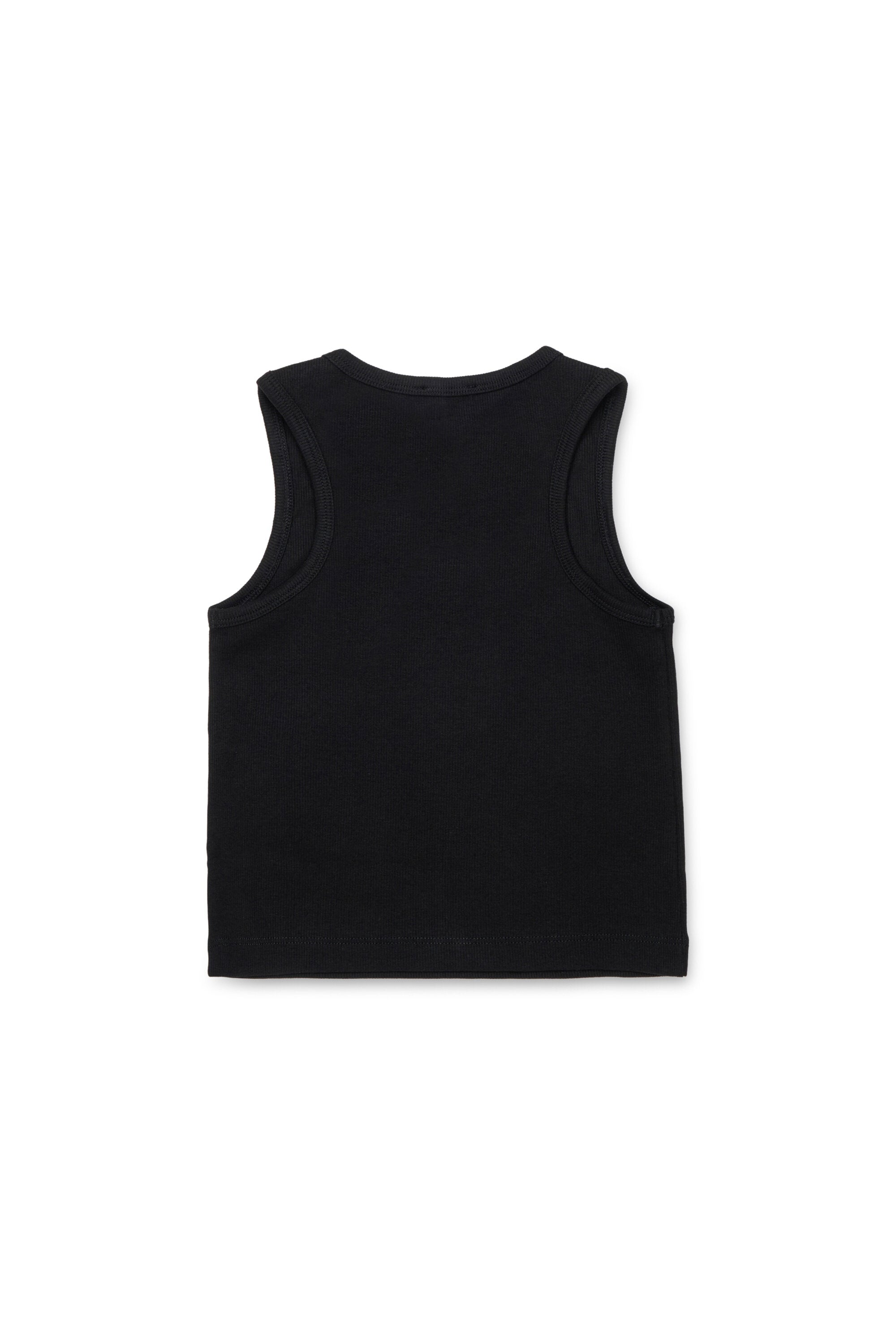Sleeveless T-shirt with logo
