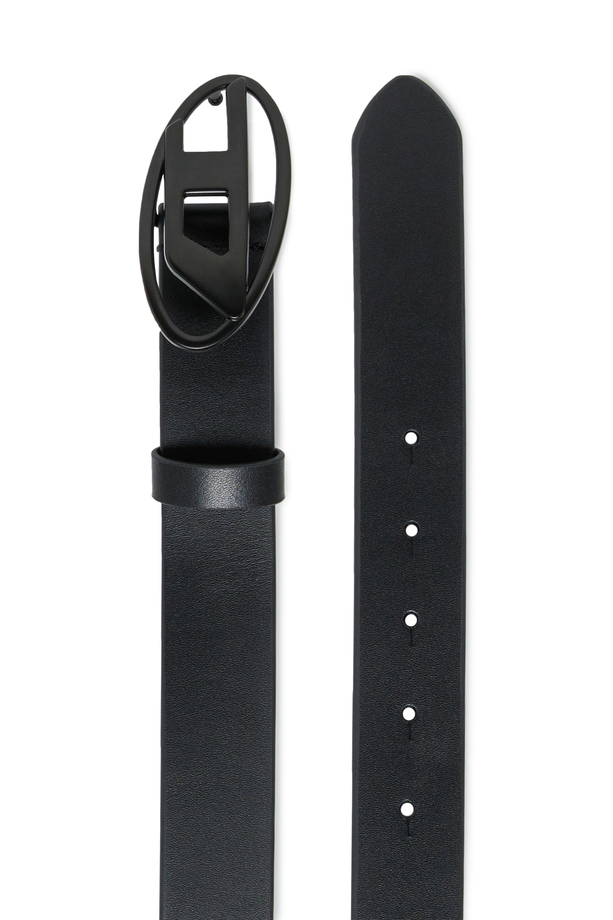 Belt with Oval D logo buckle