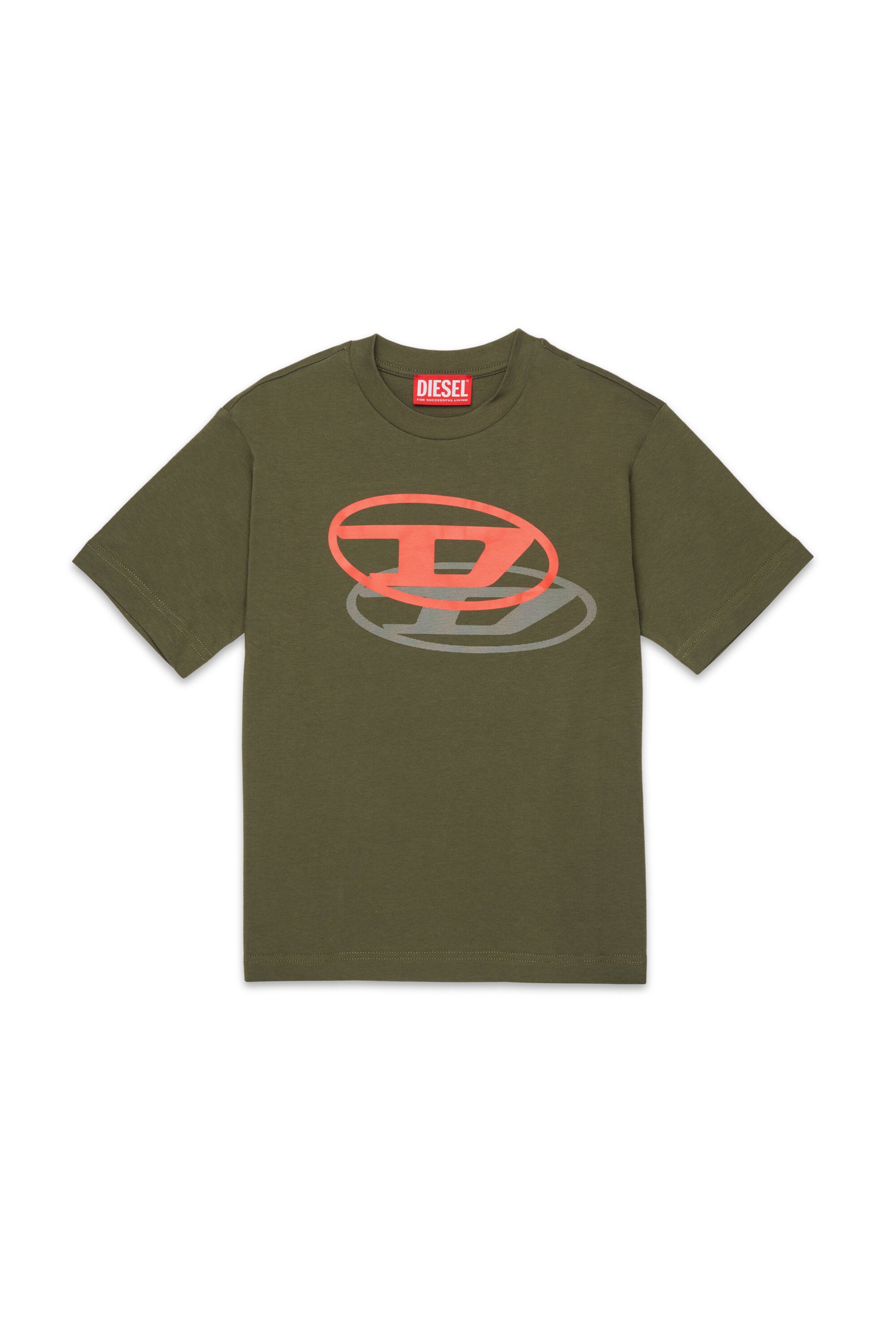 T-shirt with printed Oval D logo