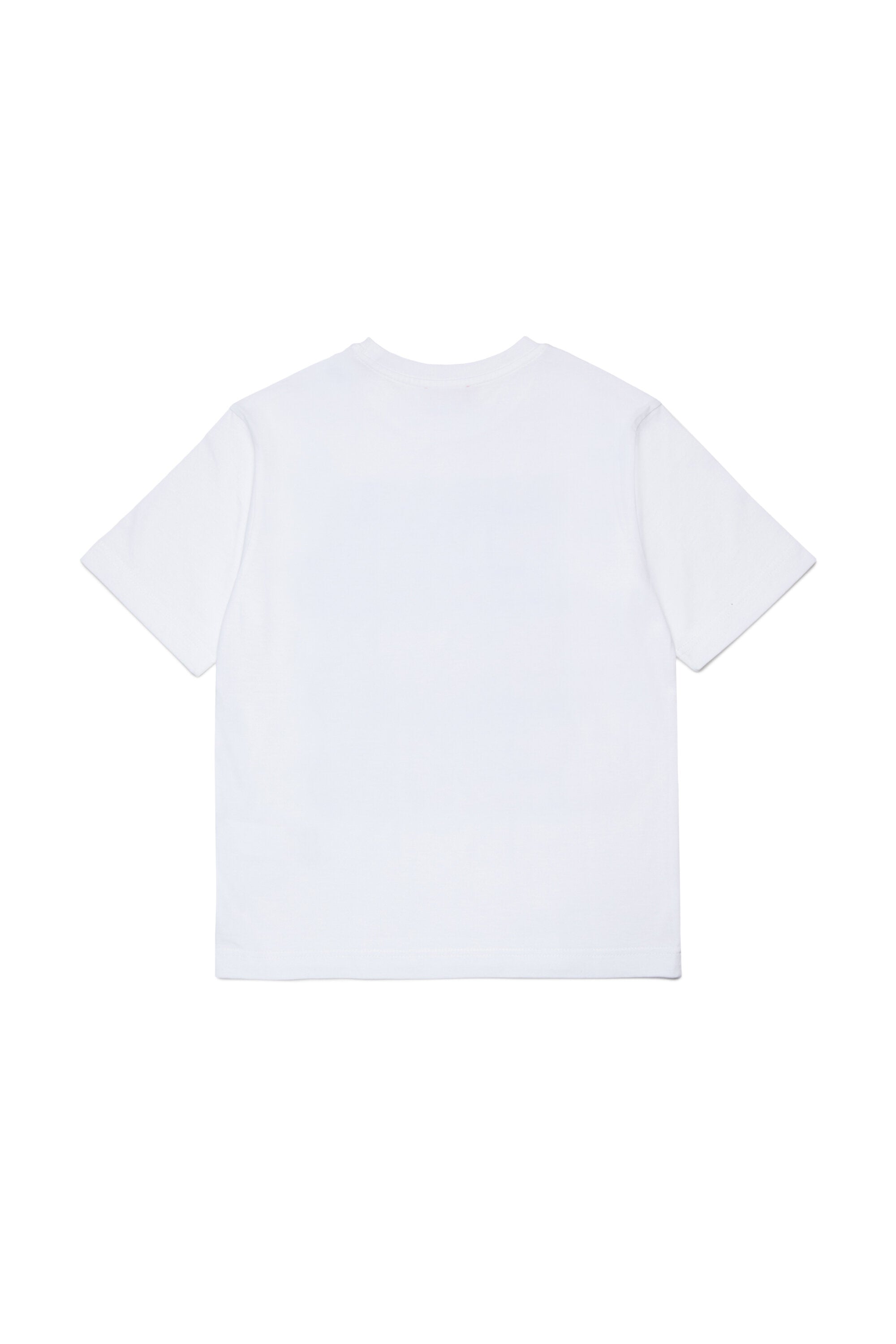 T-shirt with wavy logo
