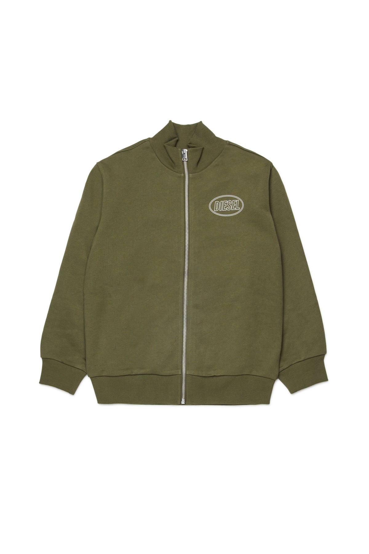 Full-zip sweatshirt with logo