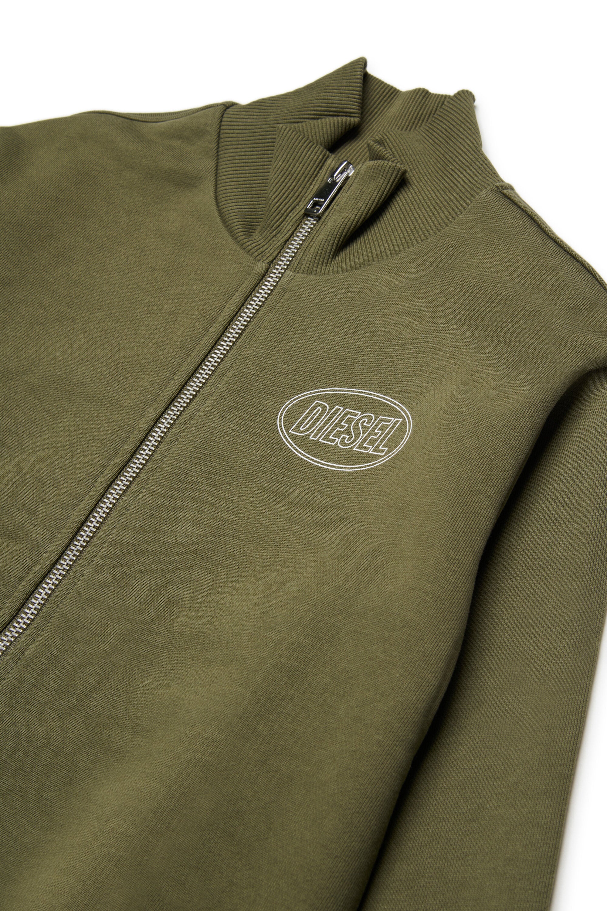 Full-zip sweatshirt with logo