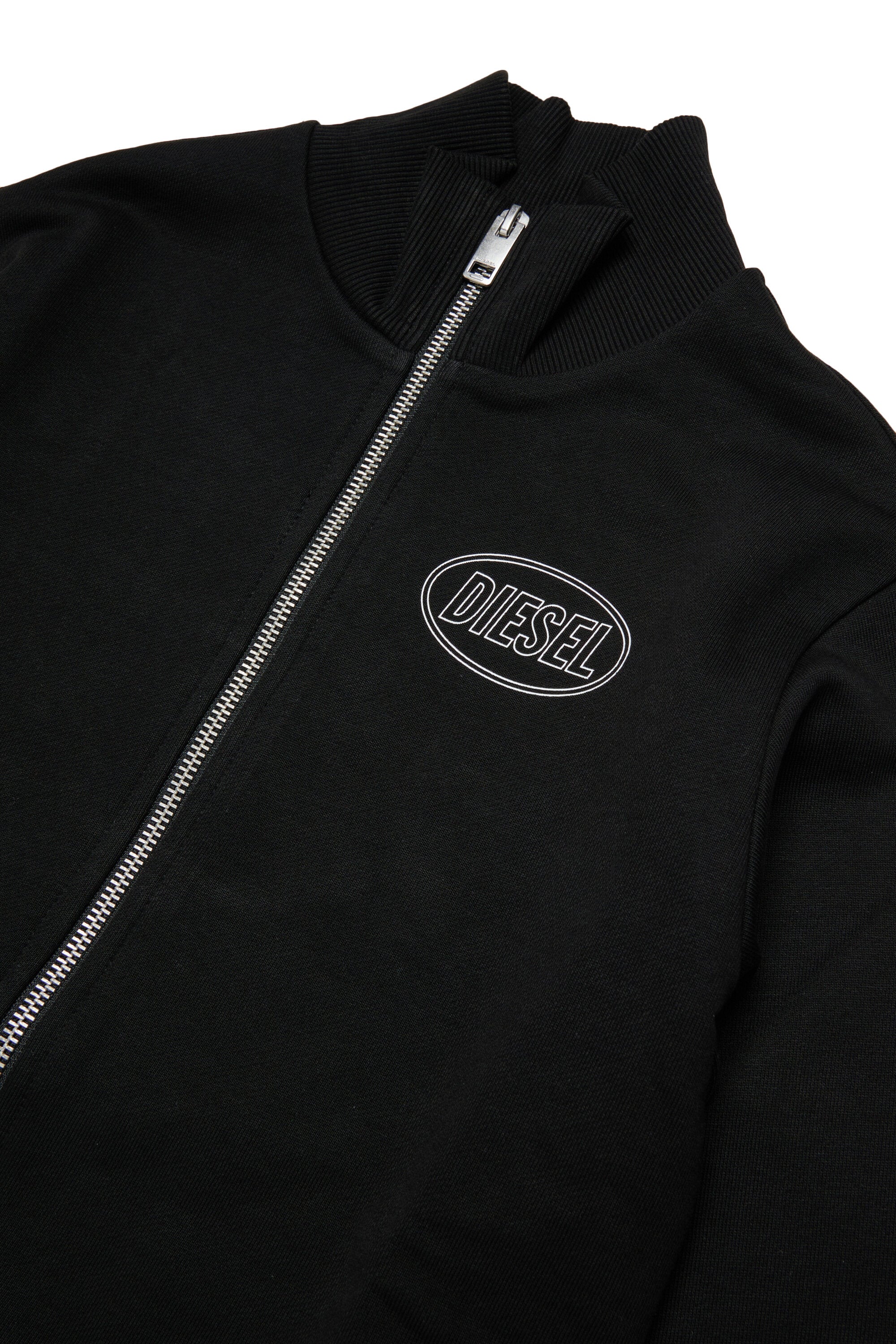 Full-zip sweatshirt with logo