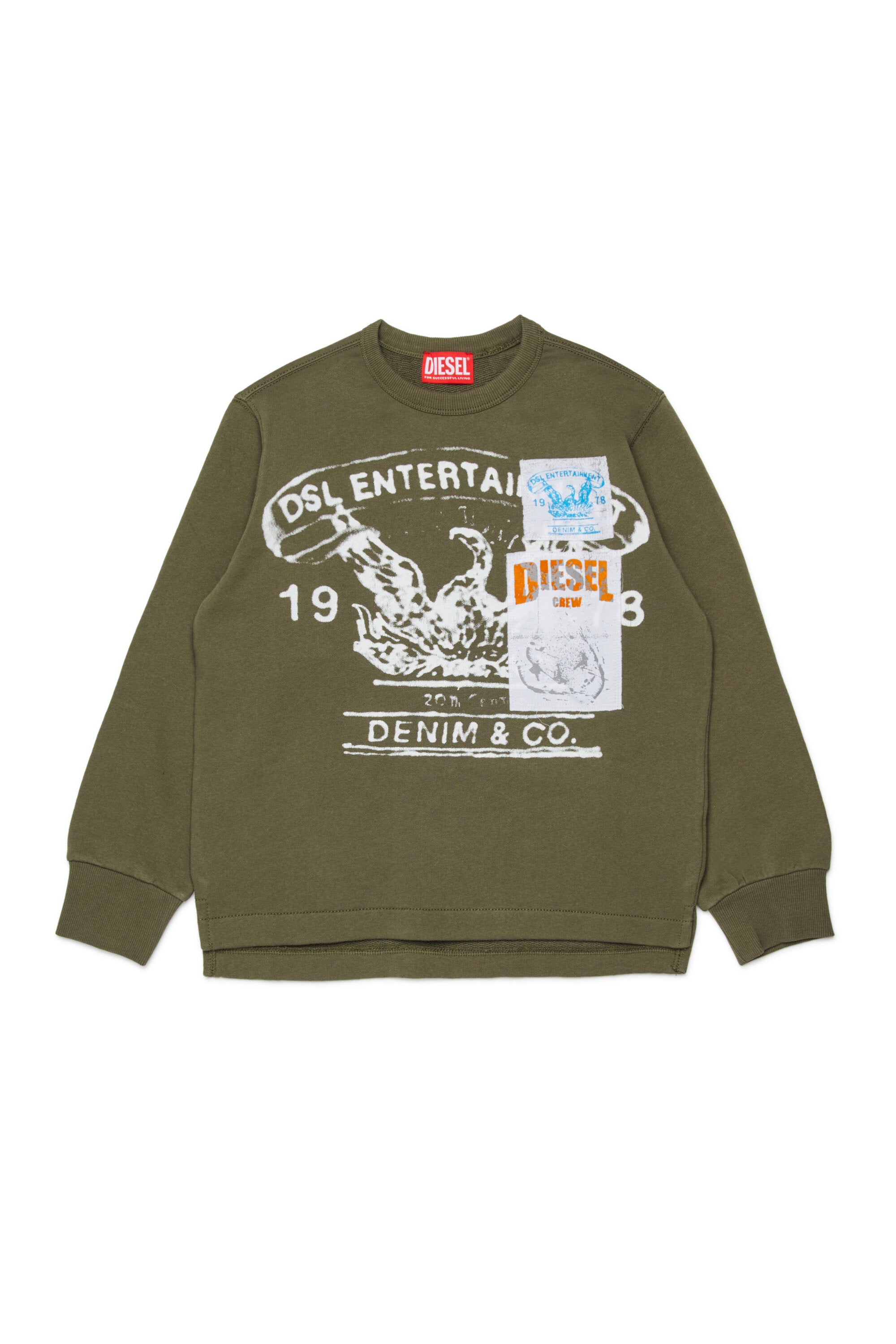 Crewneck sweatshirt with logo