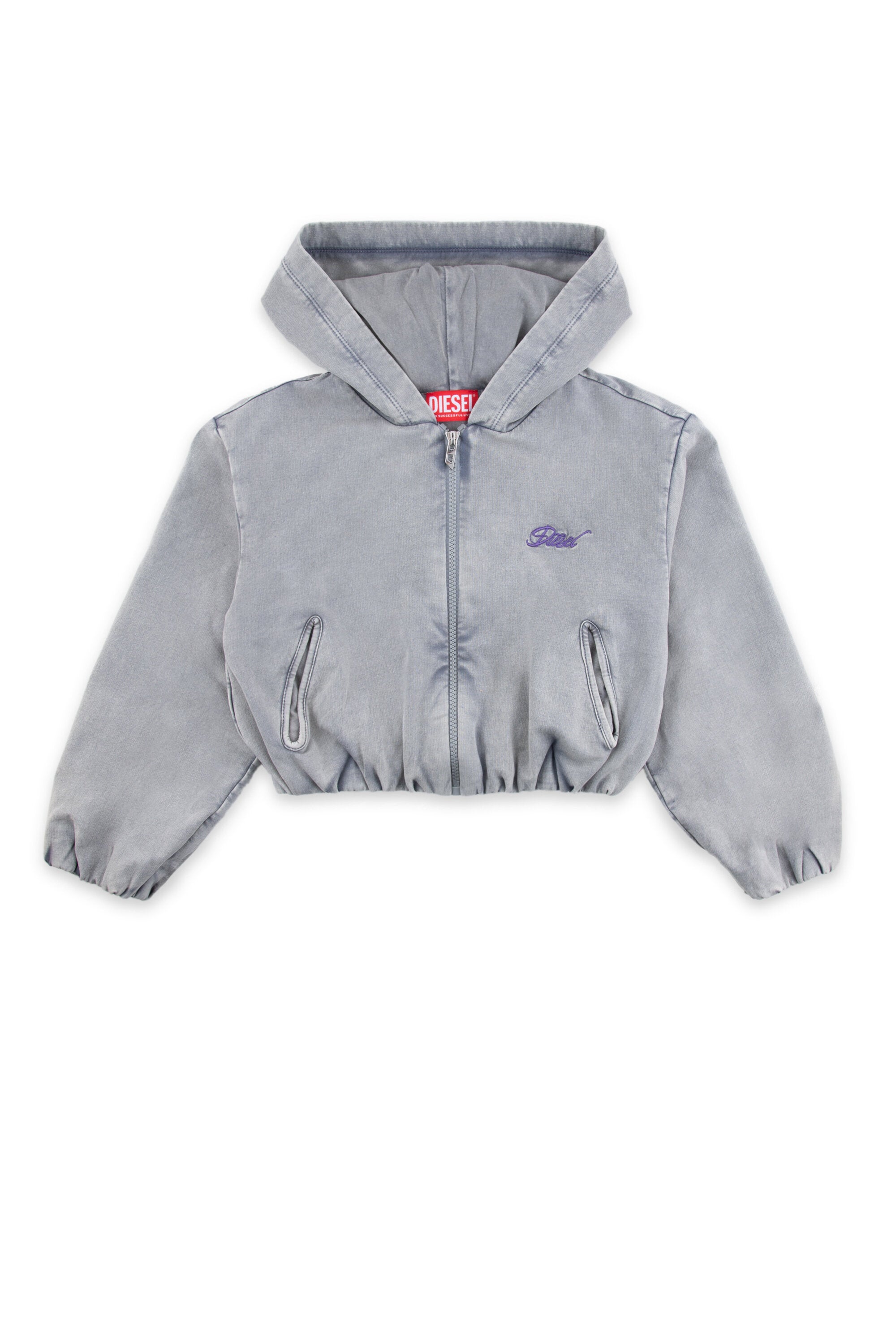 Full-zip sweatshirt with logo