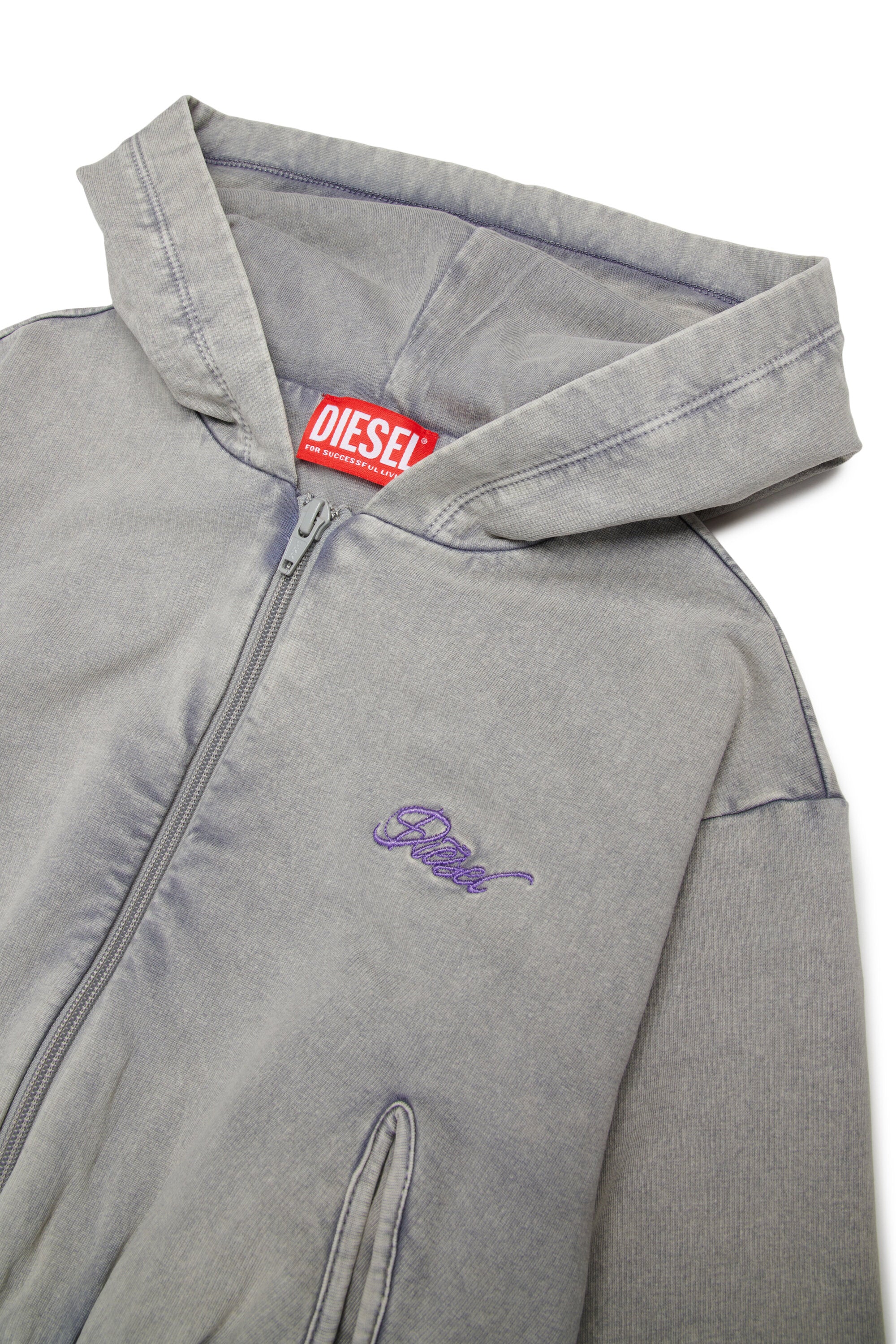 Full-zip sweatshirt with logo