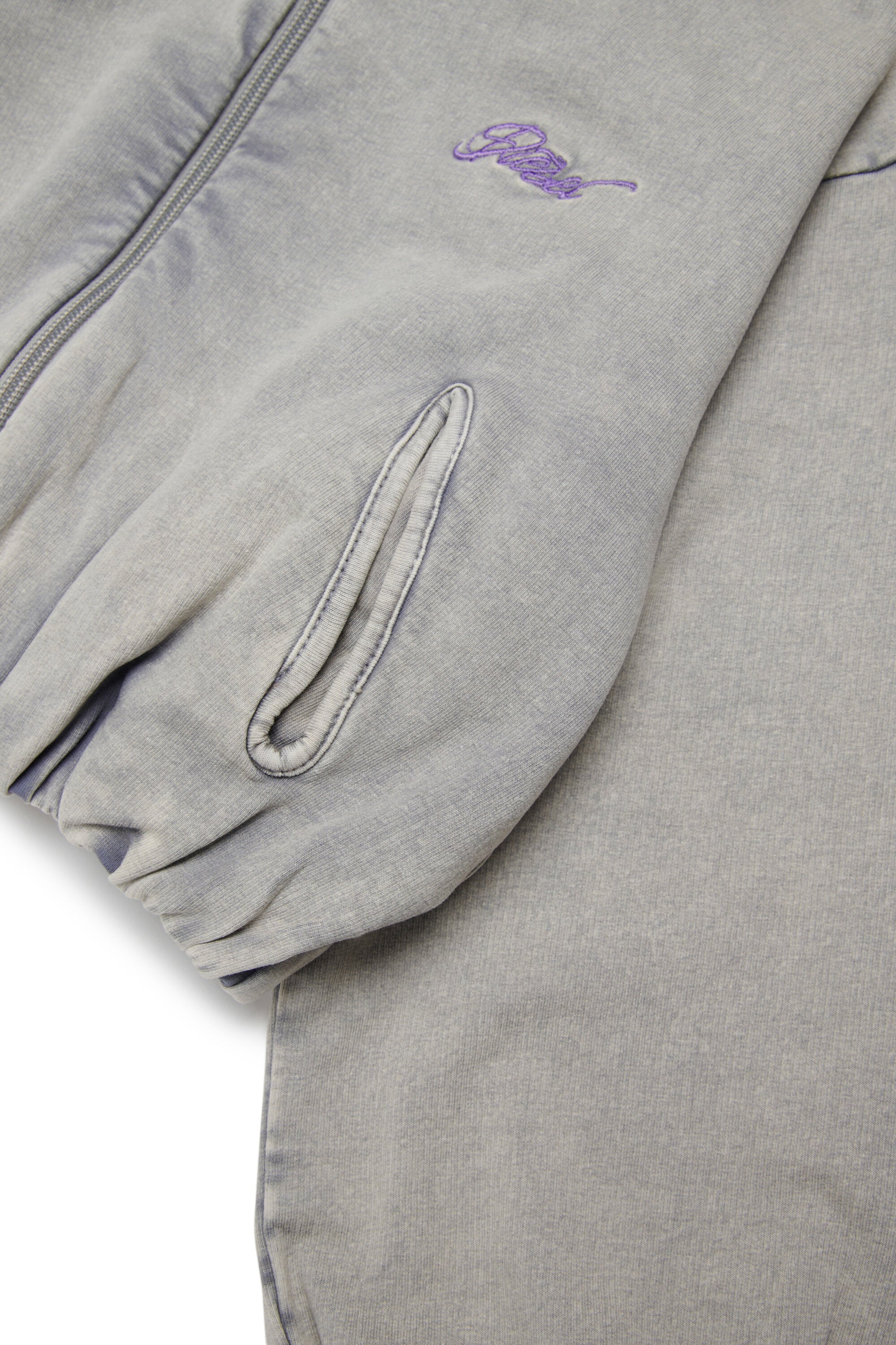 Full-zip sweatshirt with logo