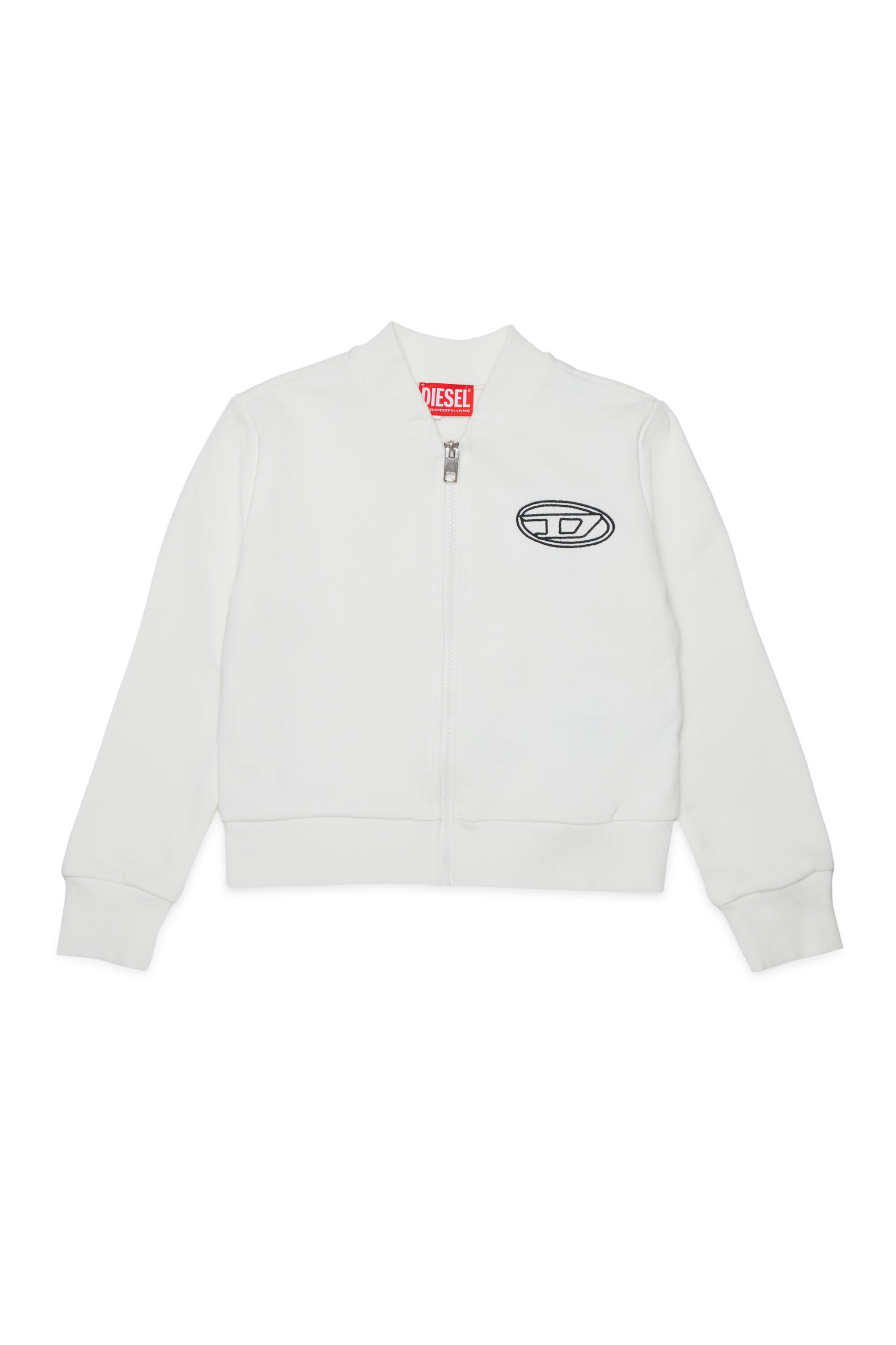 Full zip sweatshirt with logo