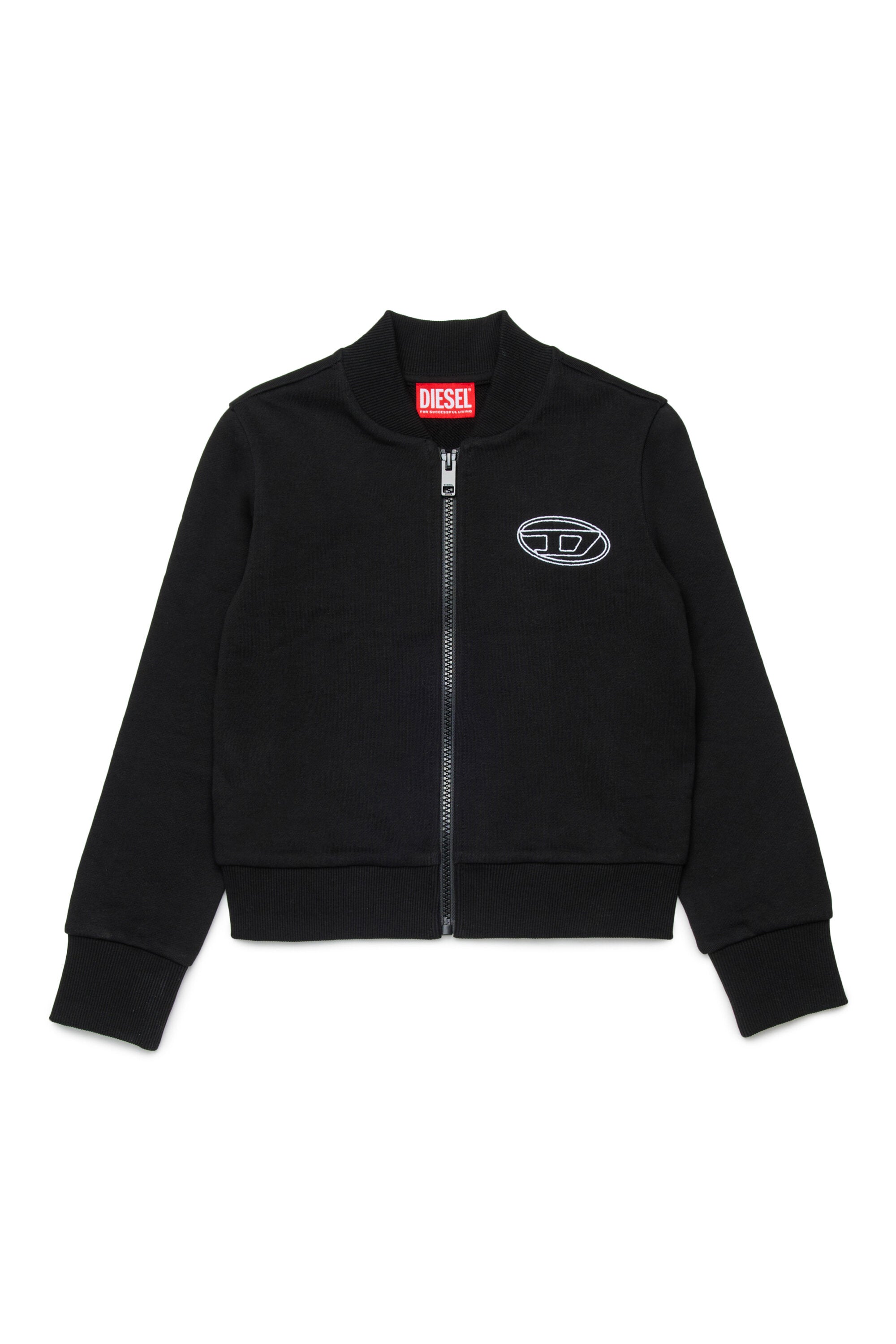 Full zip sweatshirt with logo