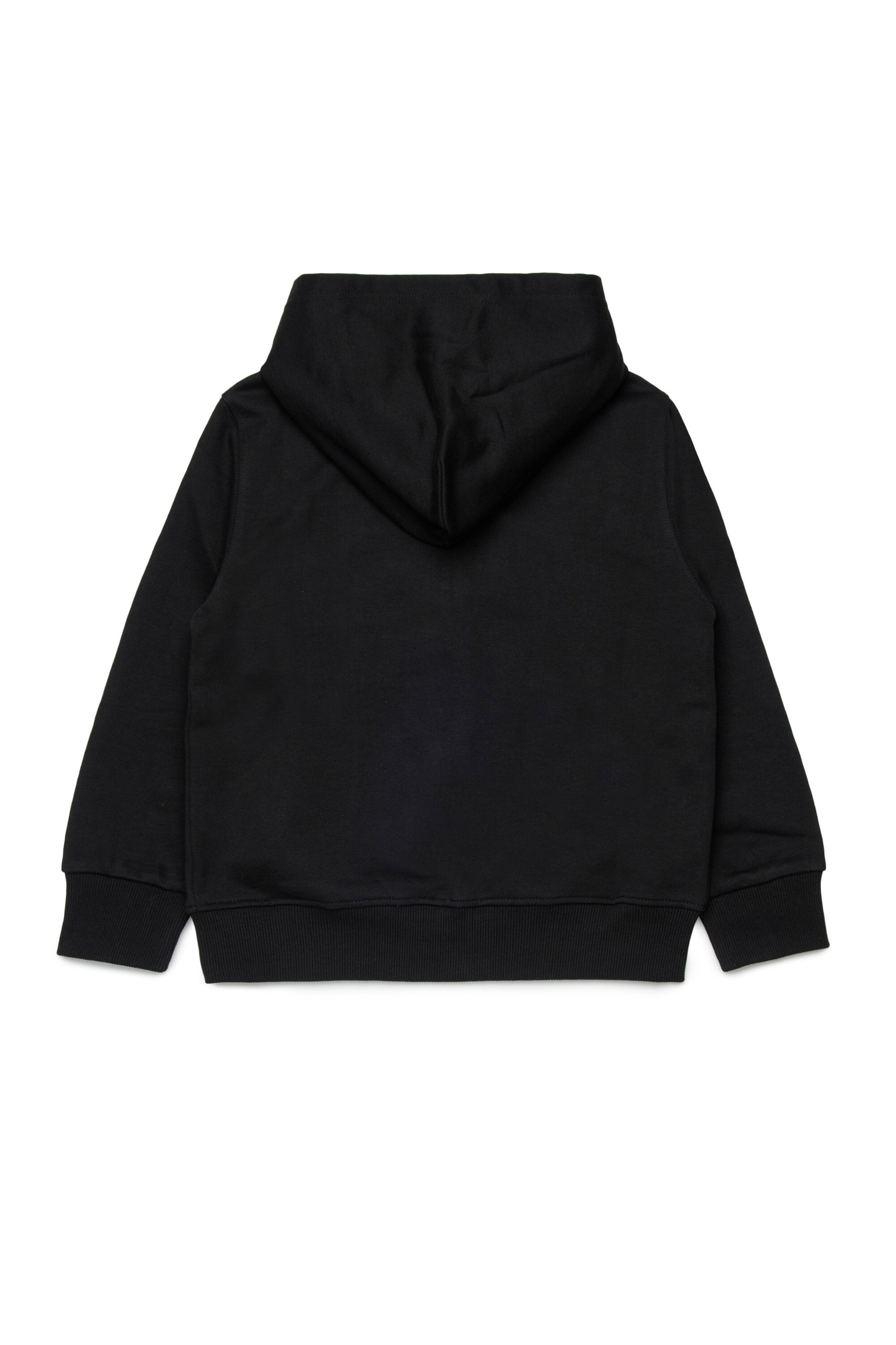 Hooded sweatshirt with logo and maxi logo