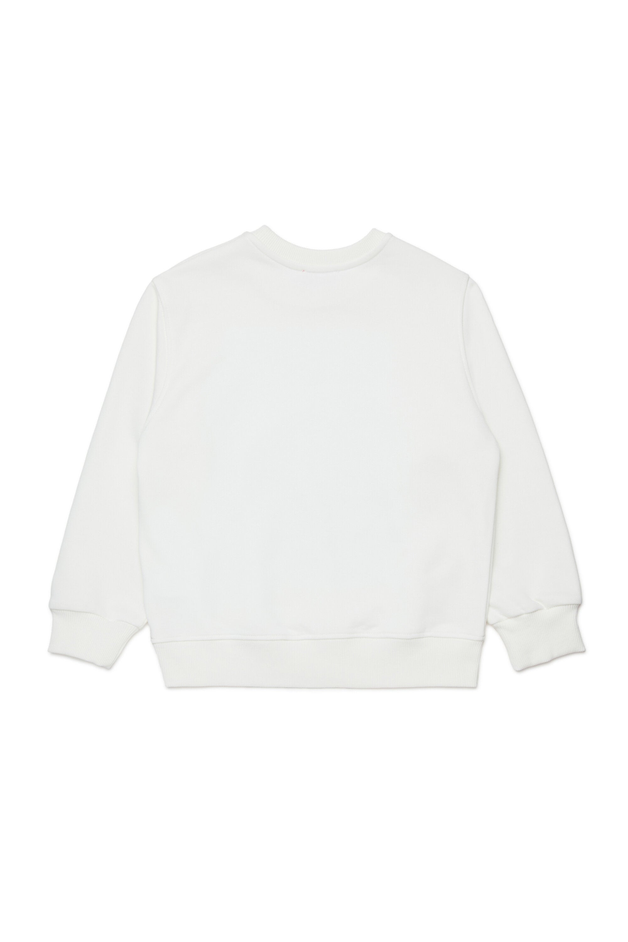 Crewneck sweatshirt with printed logo