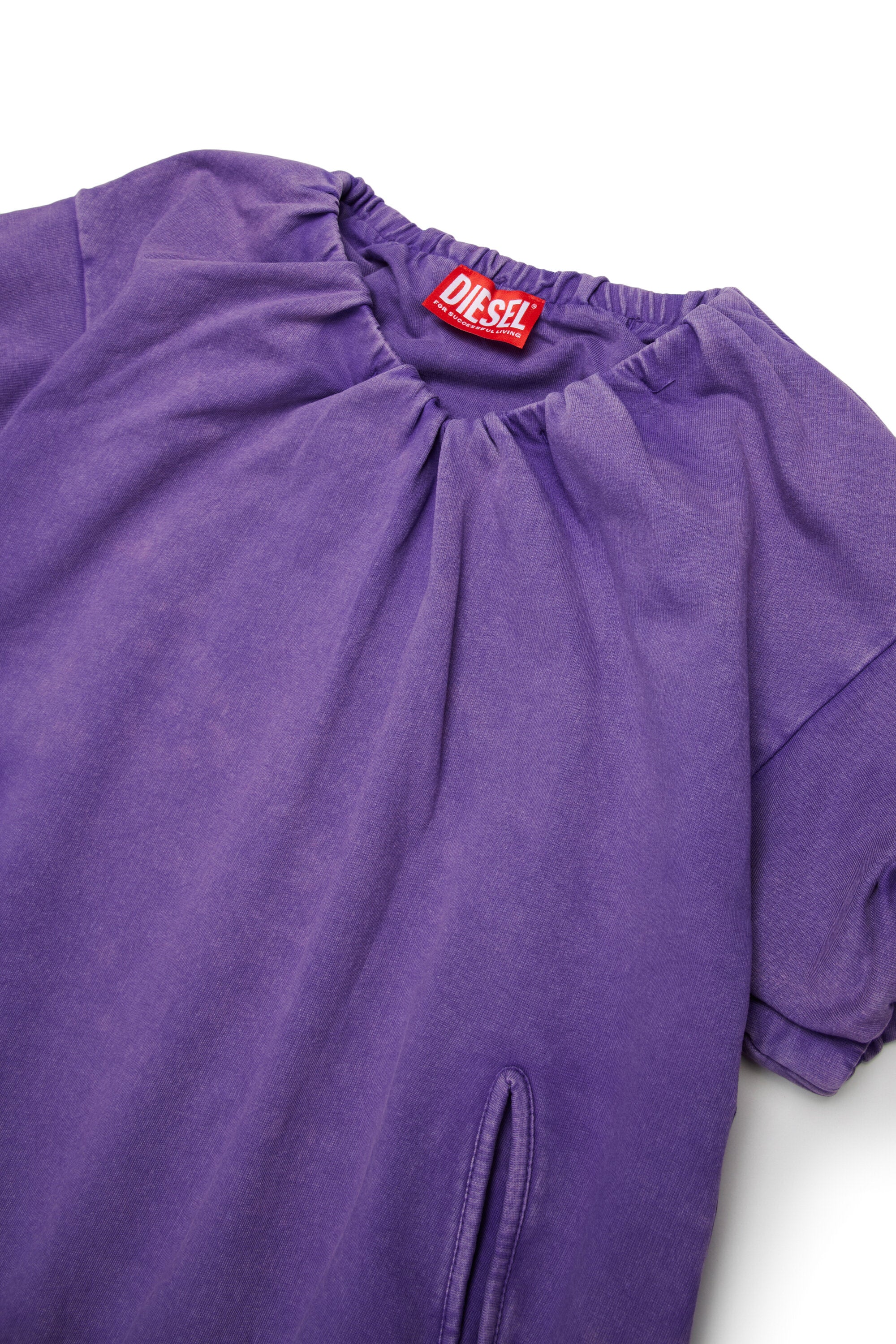 Short-sleeve dress with logo