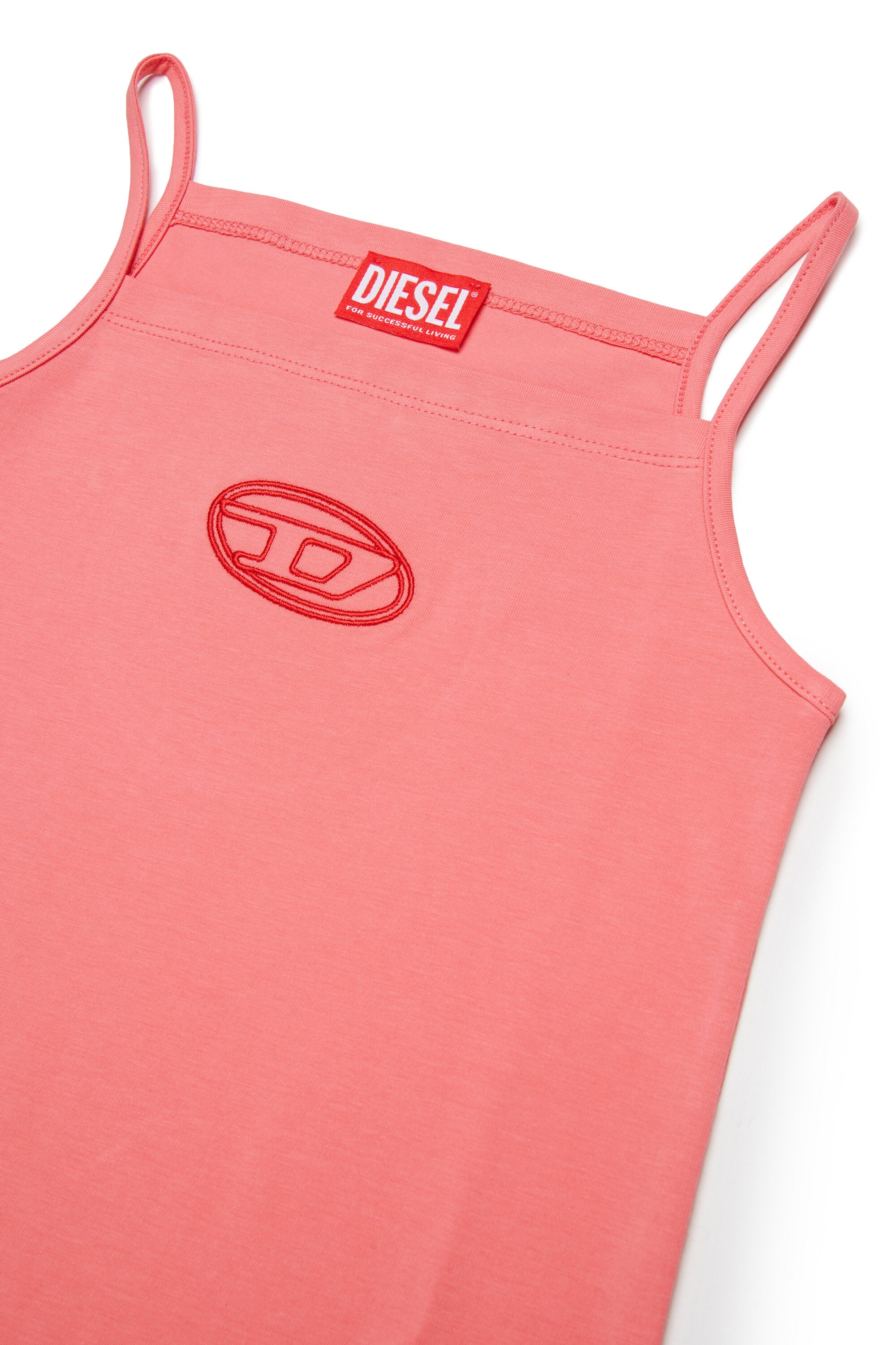 Short dress with Oval D logo