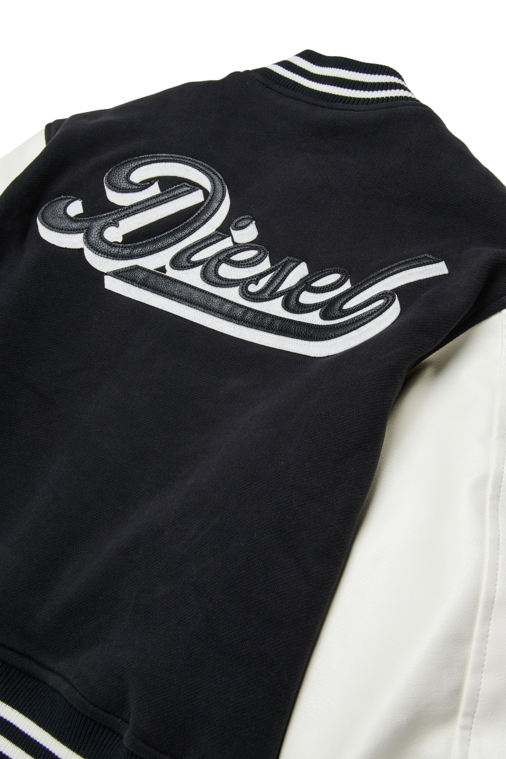 Bomber jacket with printed logo