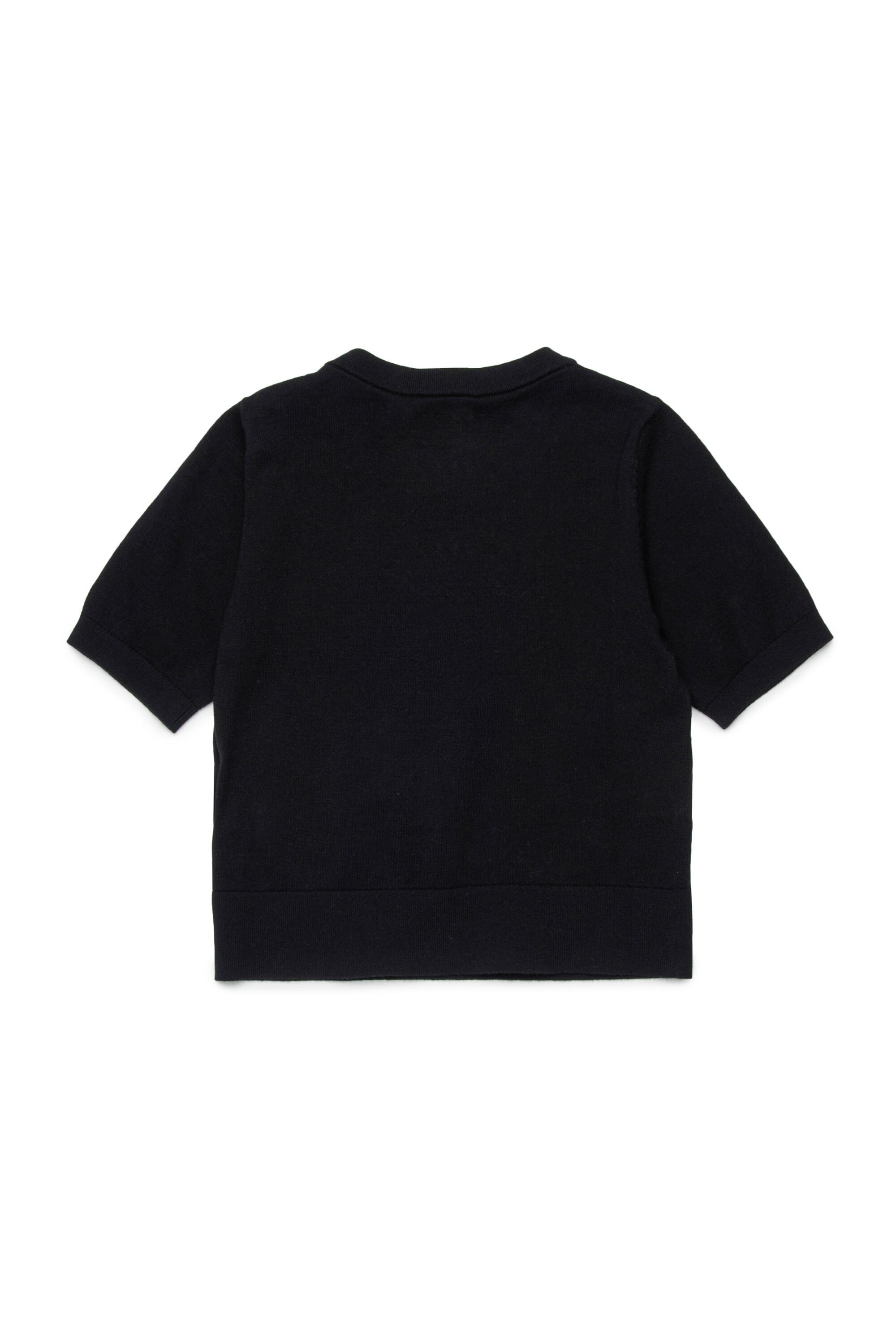 Crew-neck pullover with Oval D logo