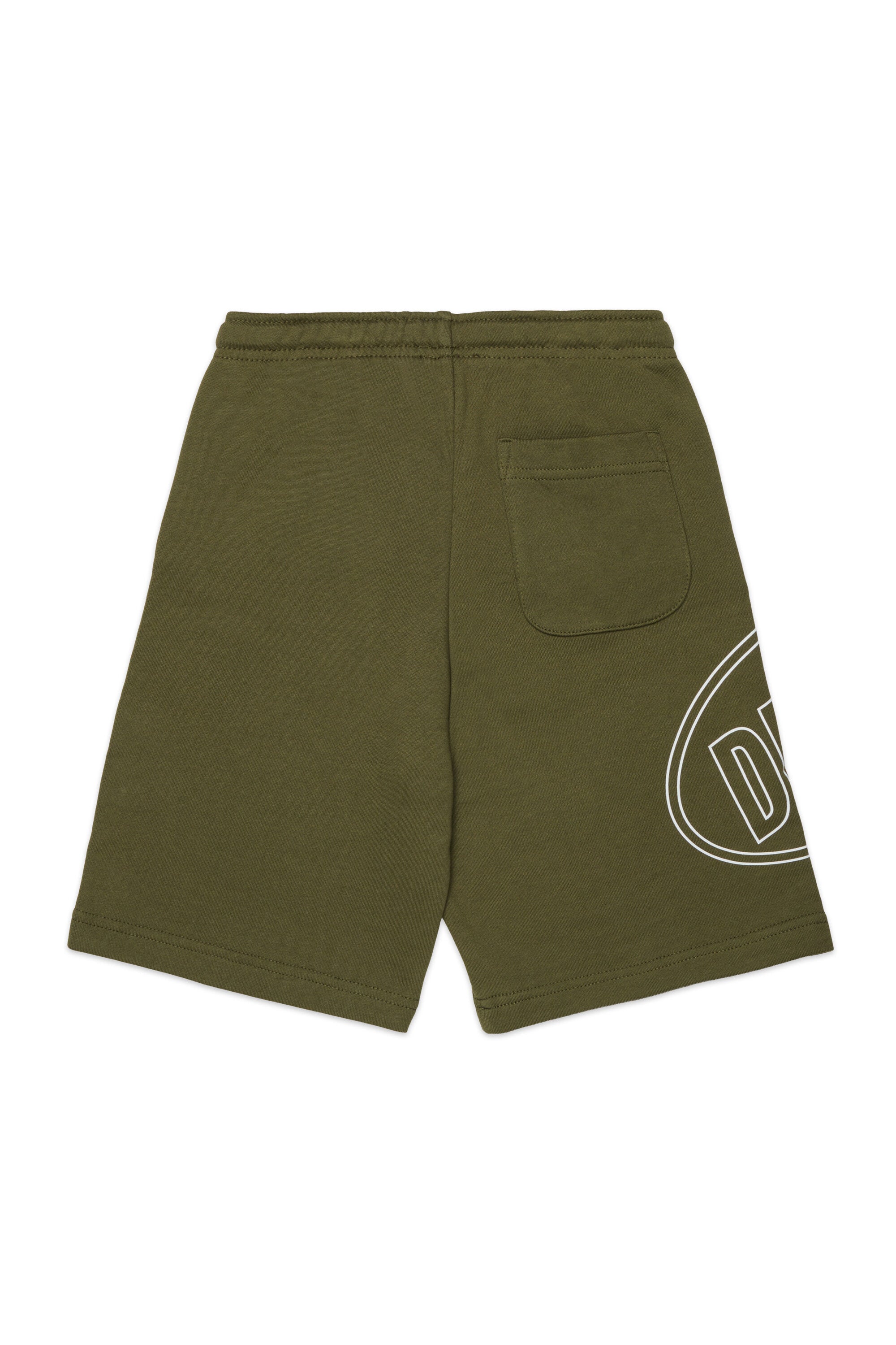 Fleece shorts with logo