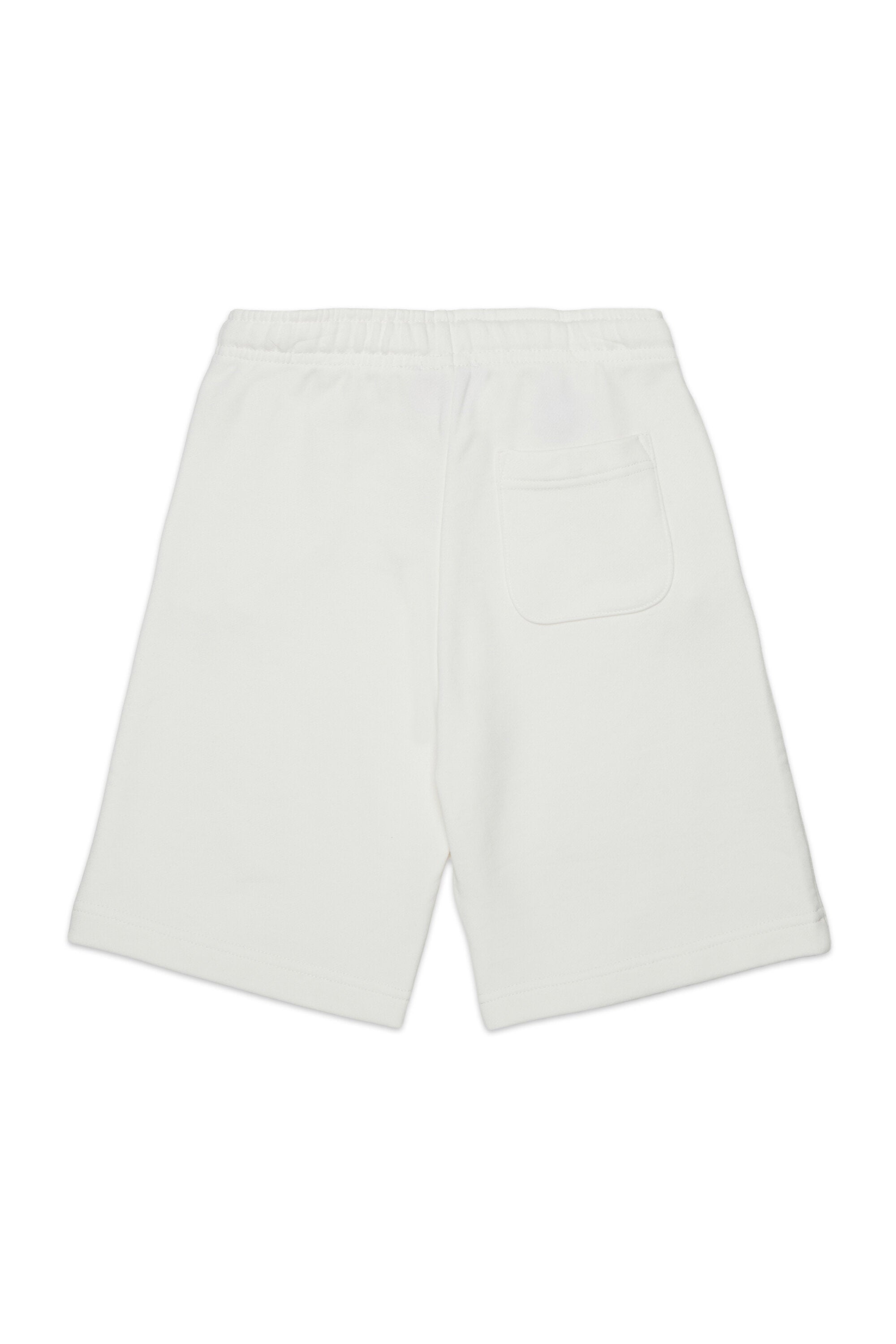 Fleece shorts with logo