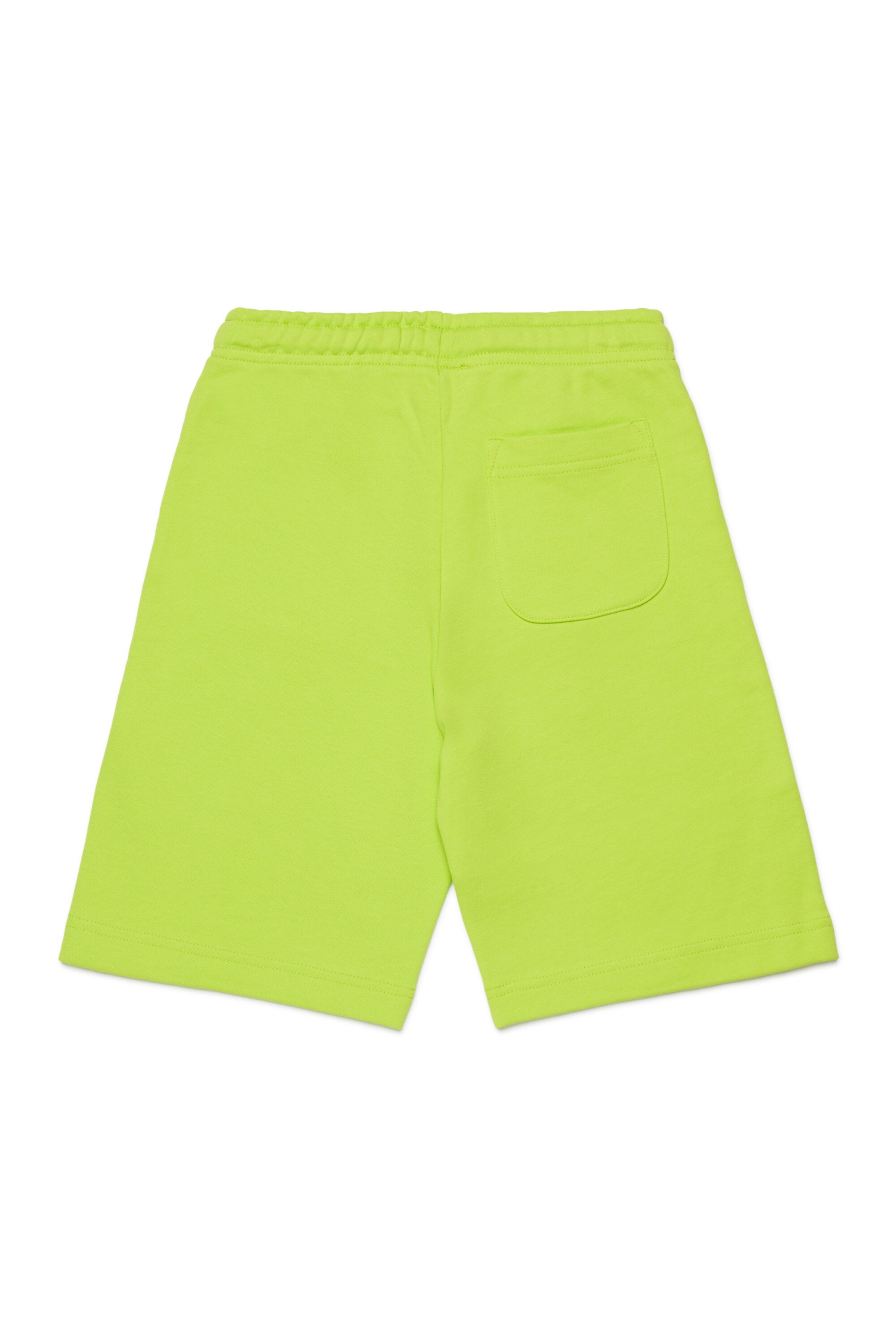 Fleece shorts with logo