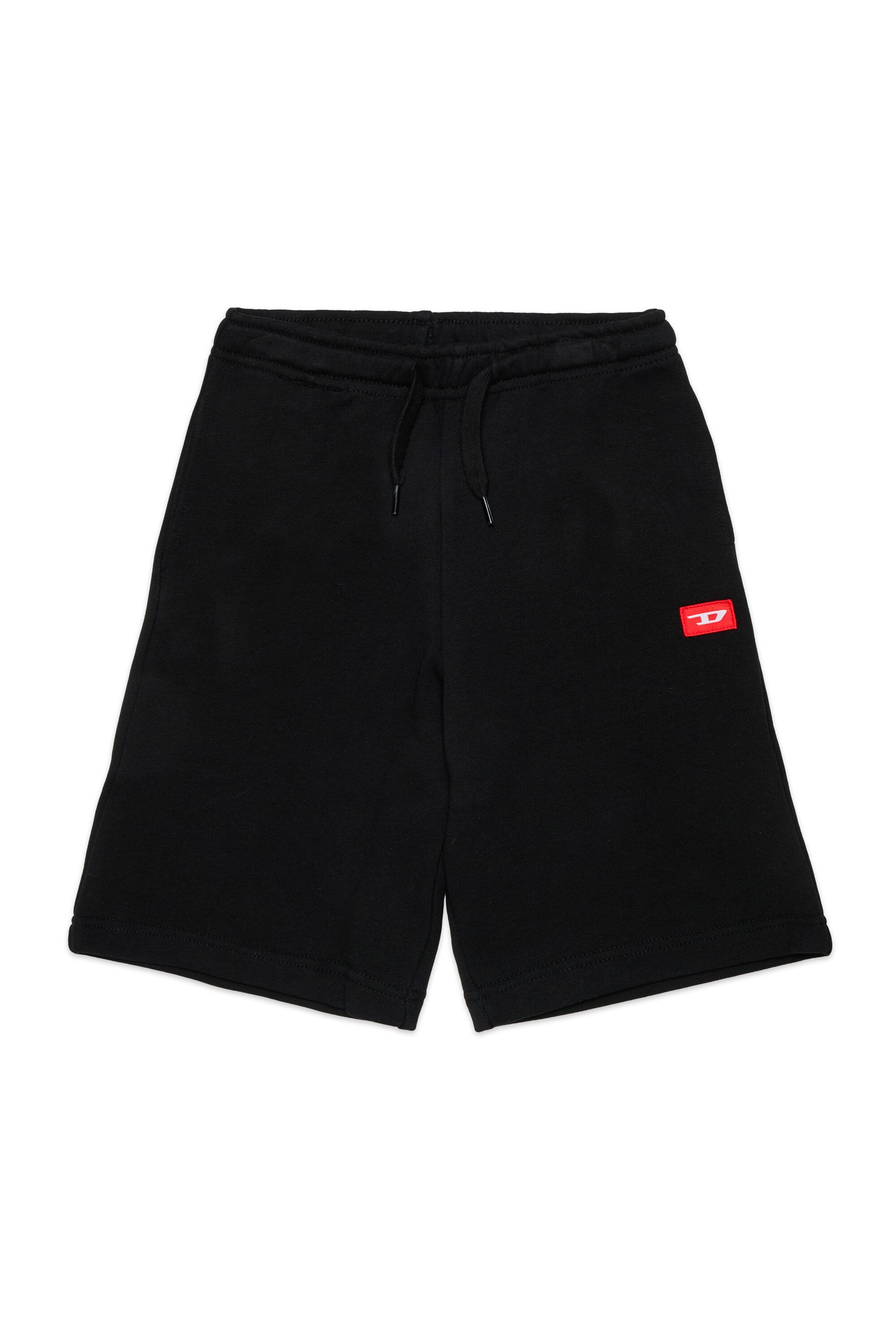 Fleece shorts with logo