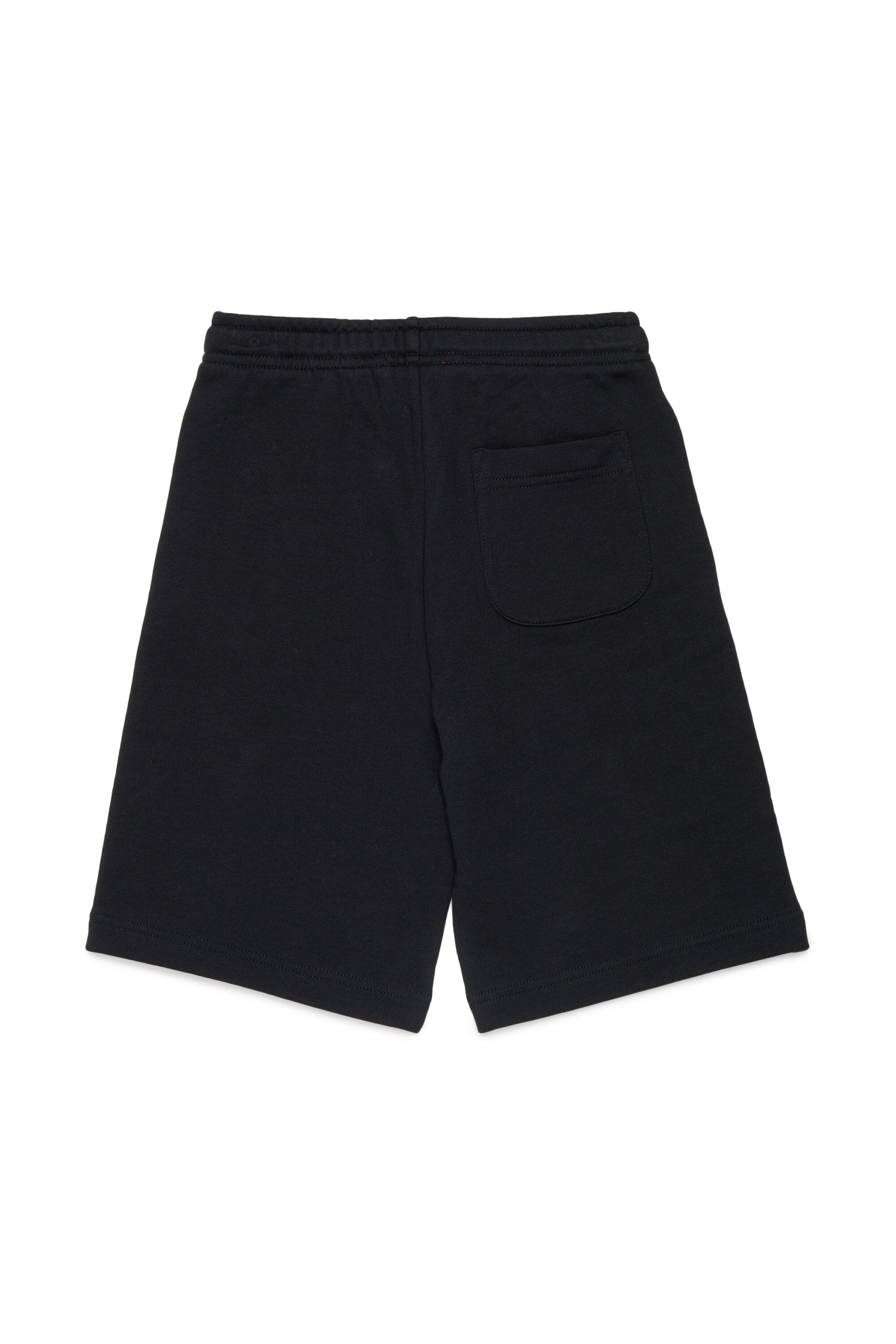 Fleece shorts with logo