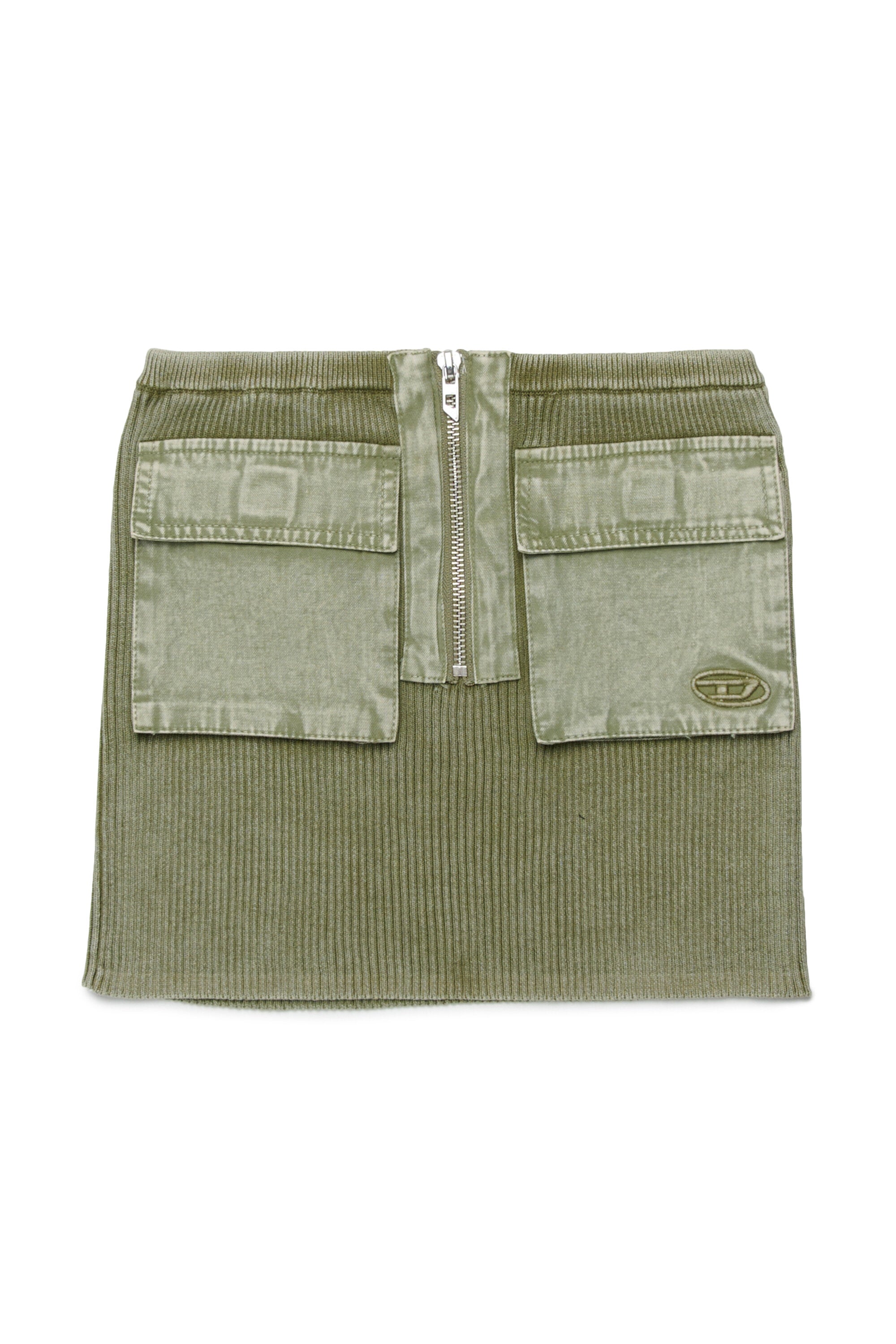 Mini skirt with logo