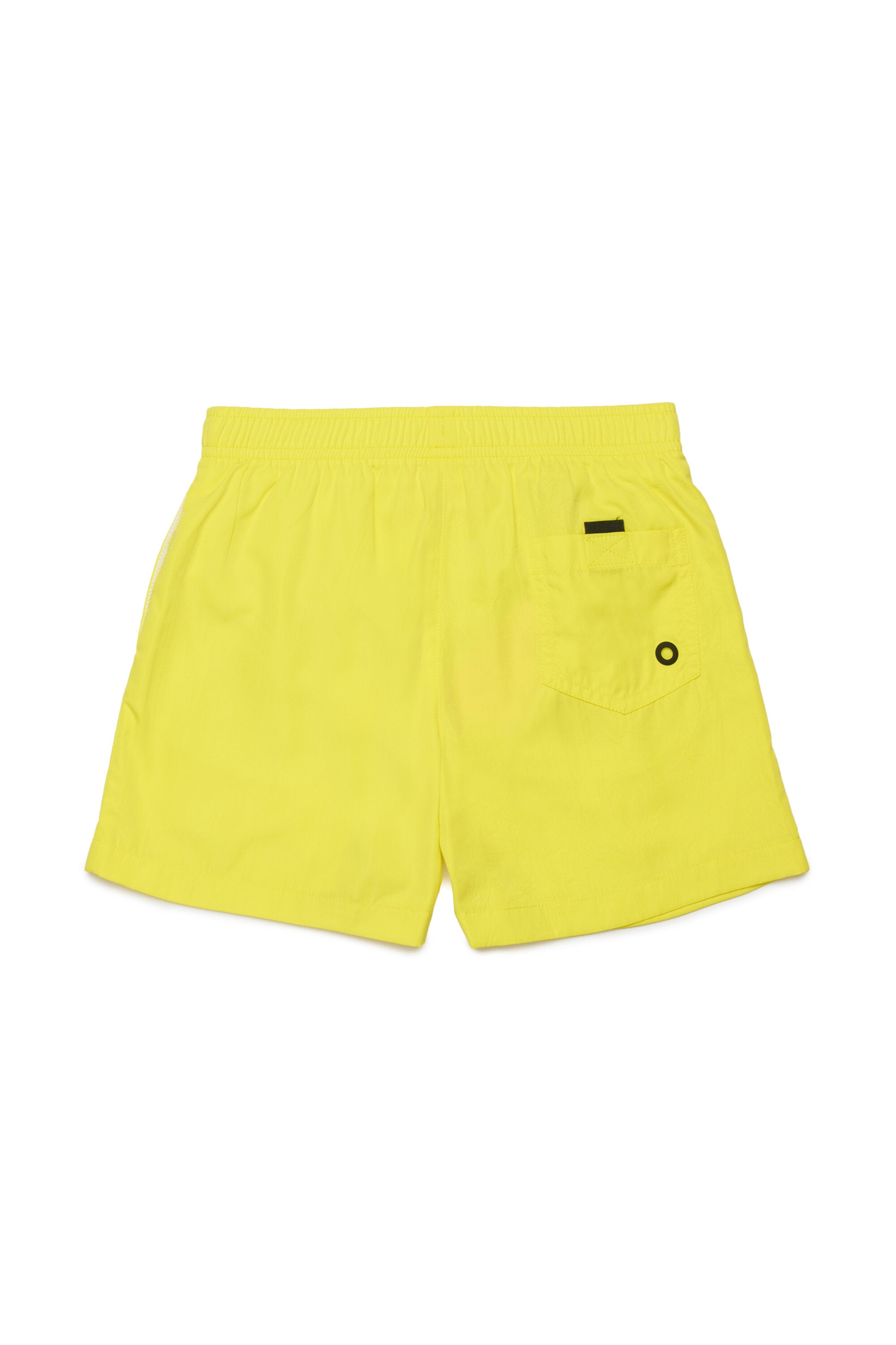 Boxer swimsuit with logo
