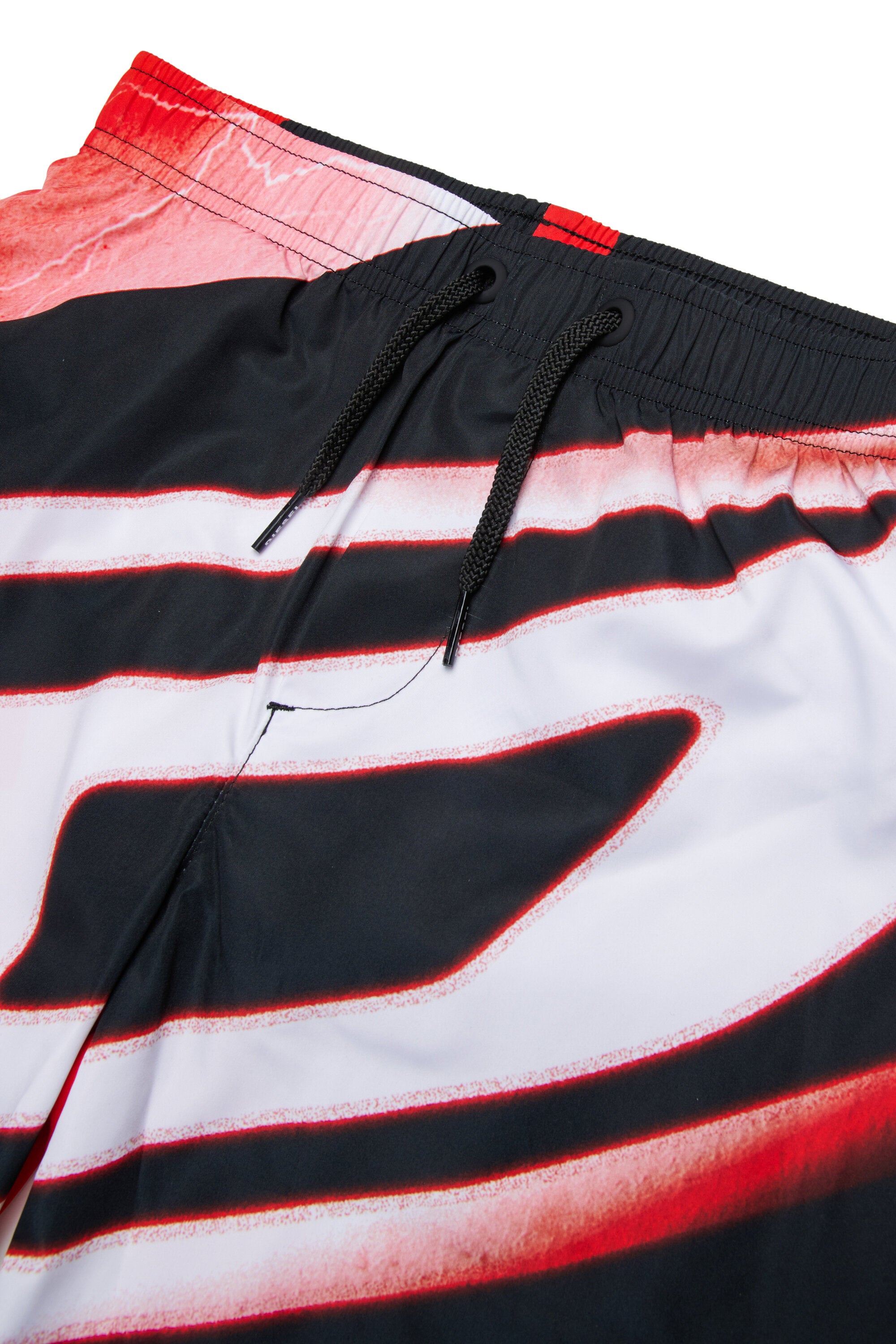 Boxer swim shorts with logo
