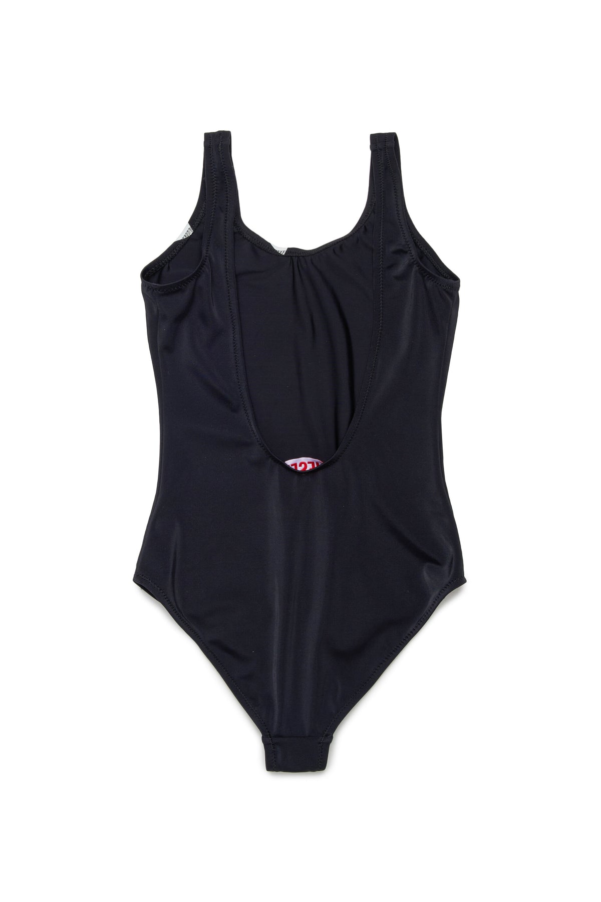 One-piece swimsuit with logo