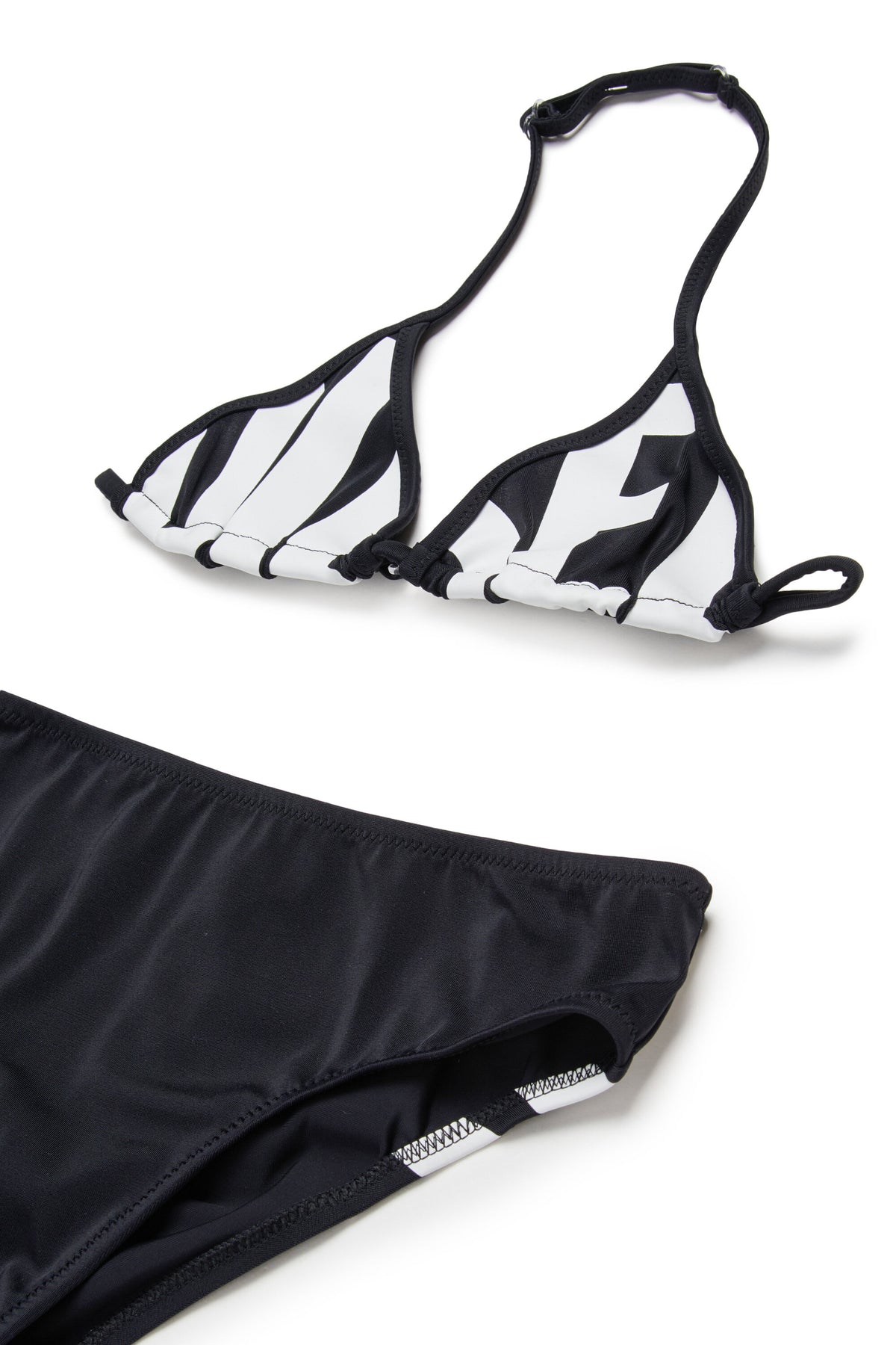 Bikini with printed logo