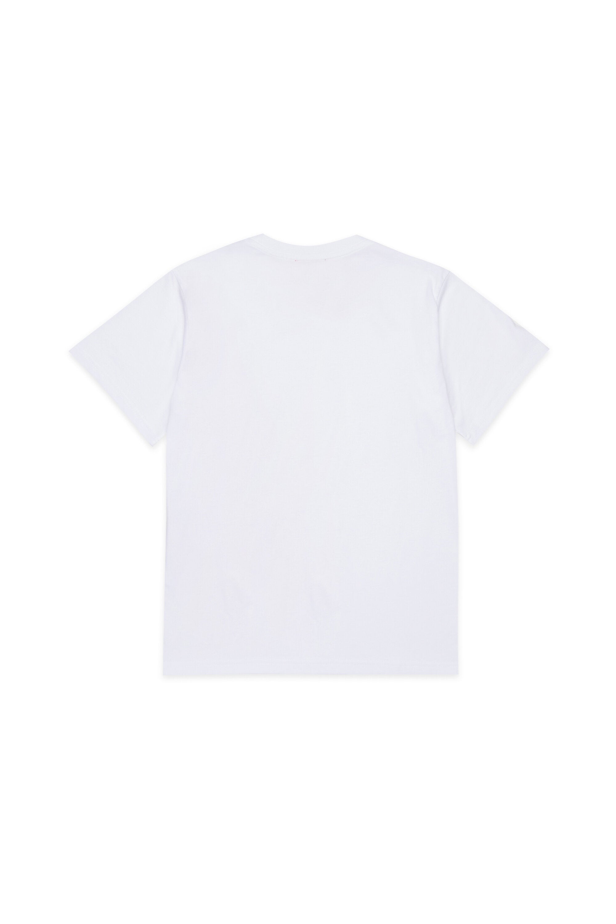 T-shirt with vertical logo