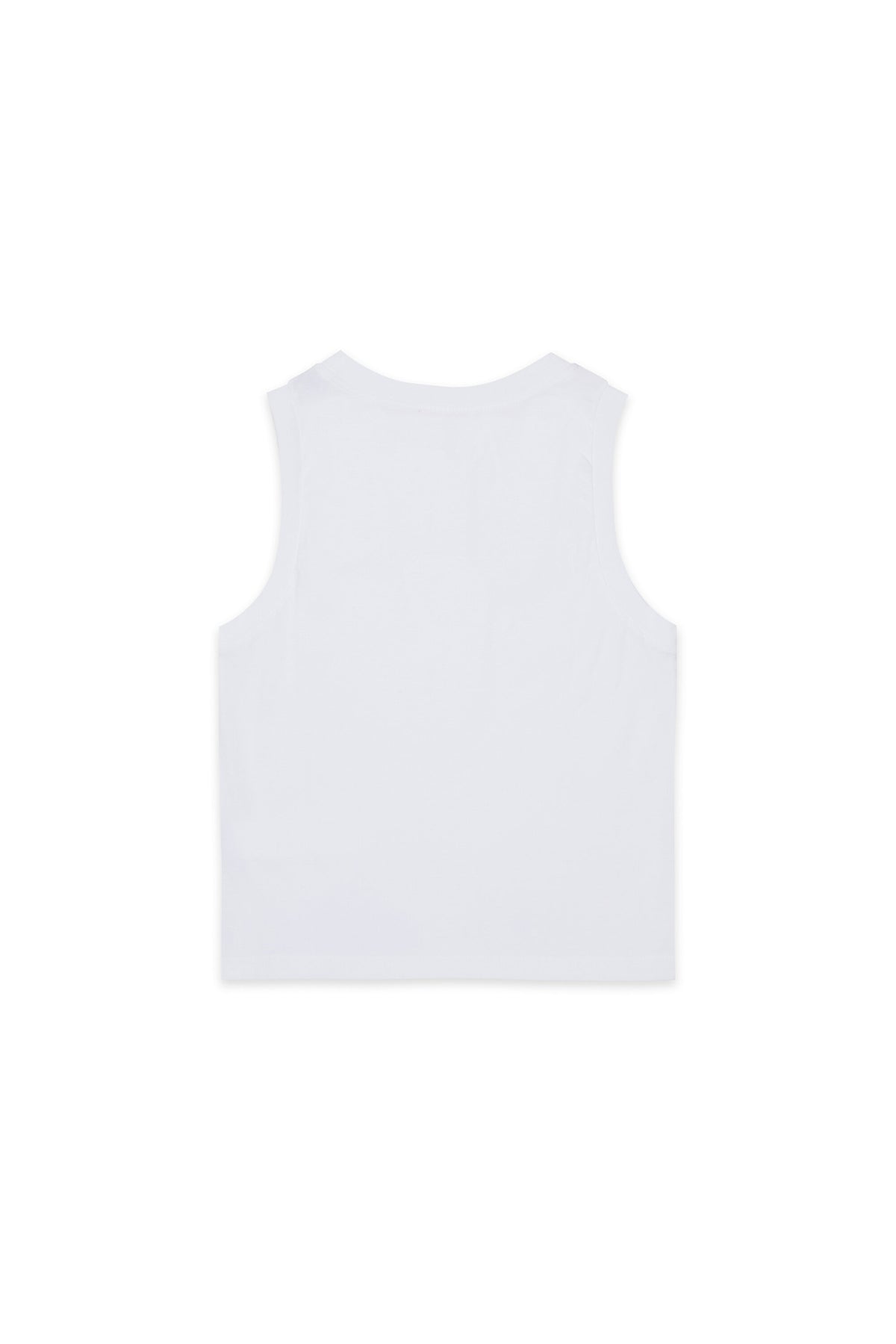 Sleeveless t-shirt with logo