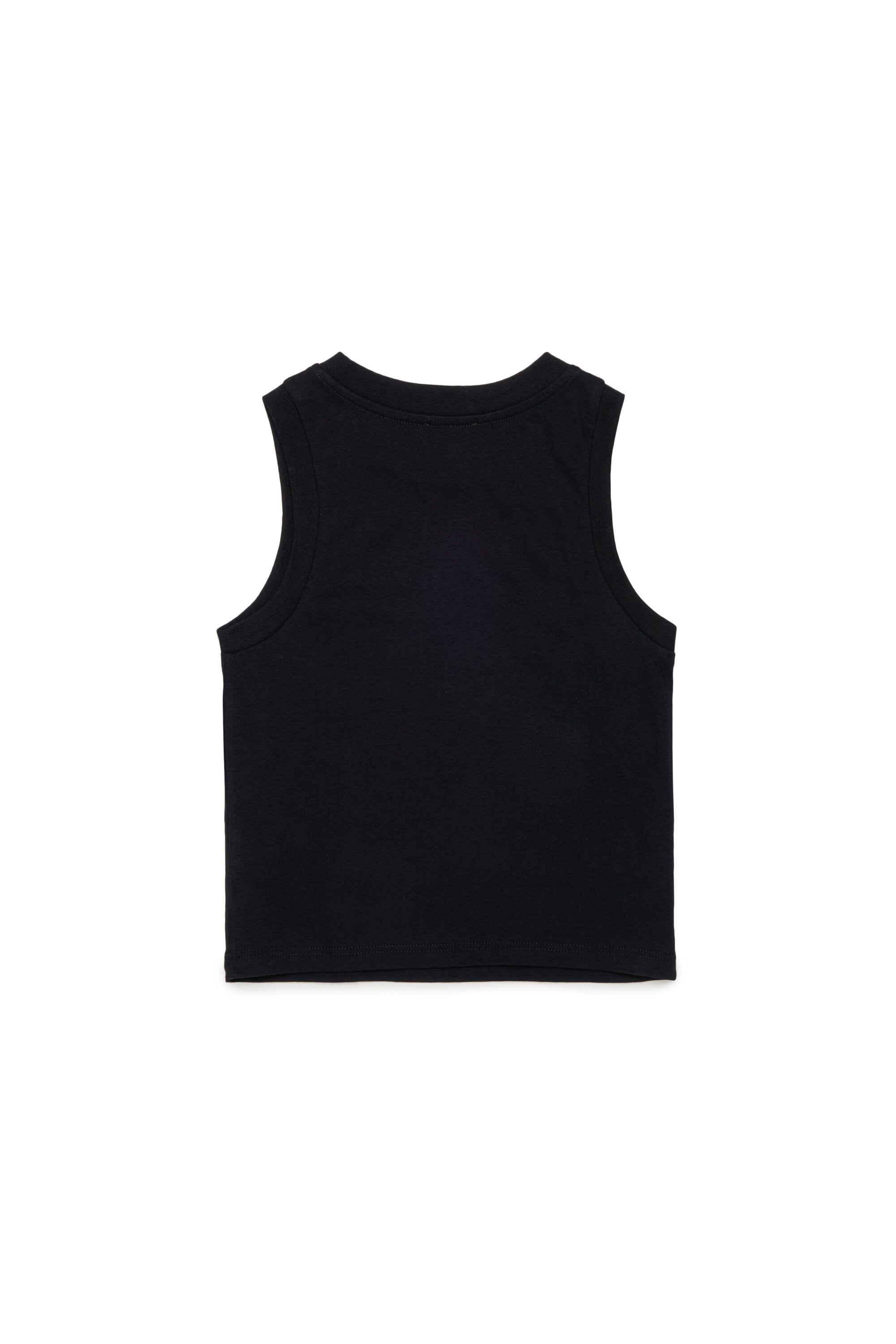 Sleeveless t-shirt with logo