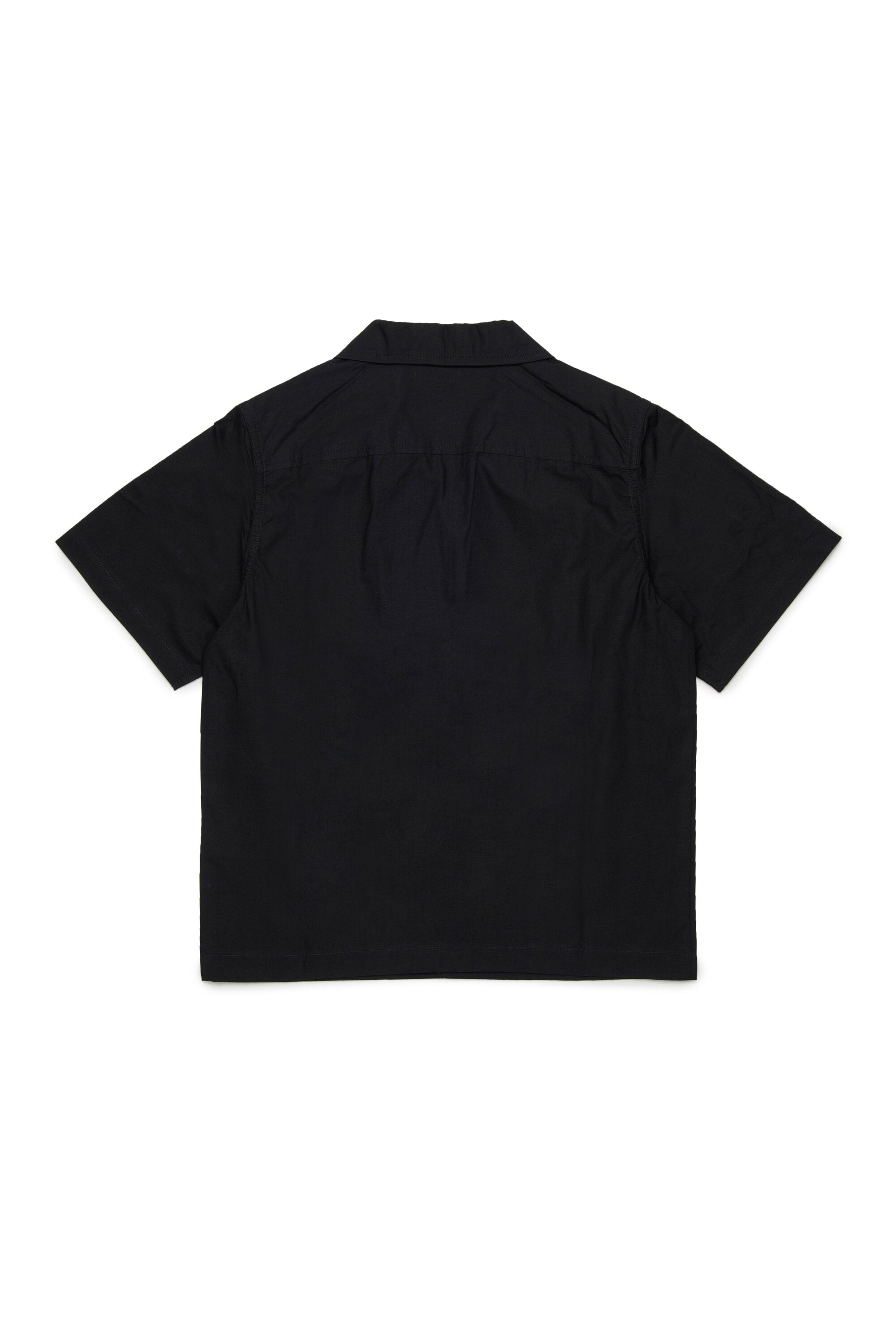 Short-sleeved shirt with logo