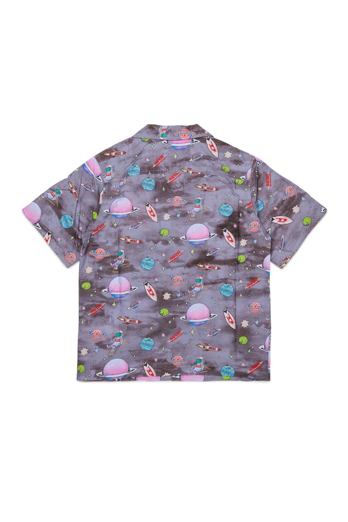 Short-sleeved shirt with logo