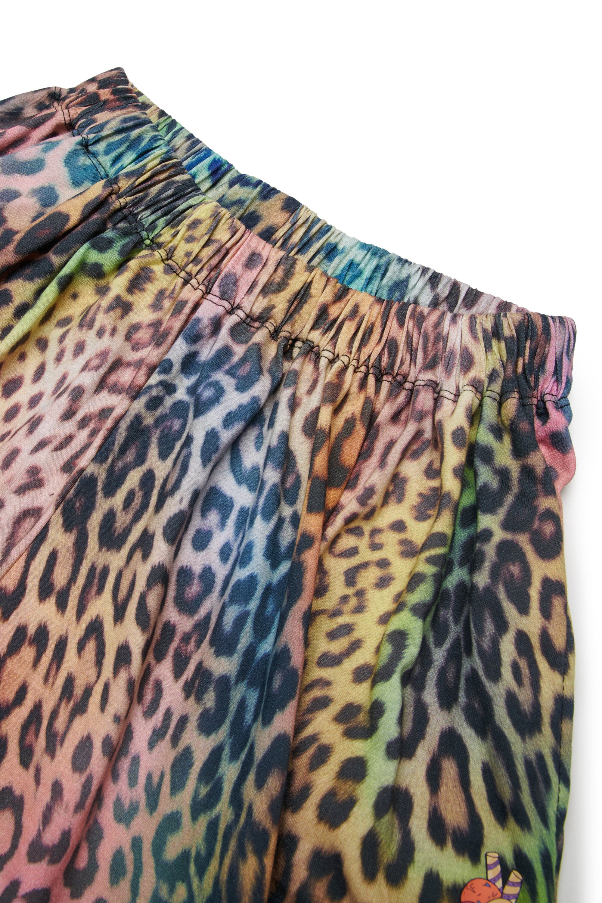 Fleece shorts with logo