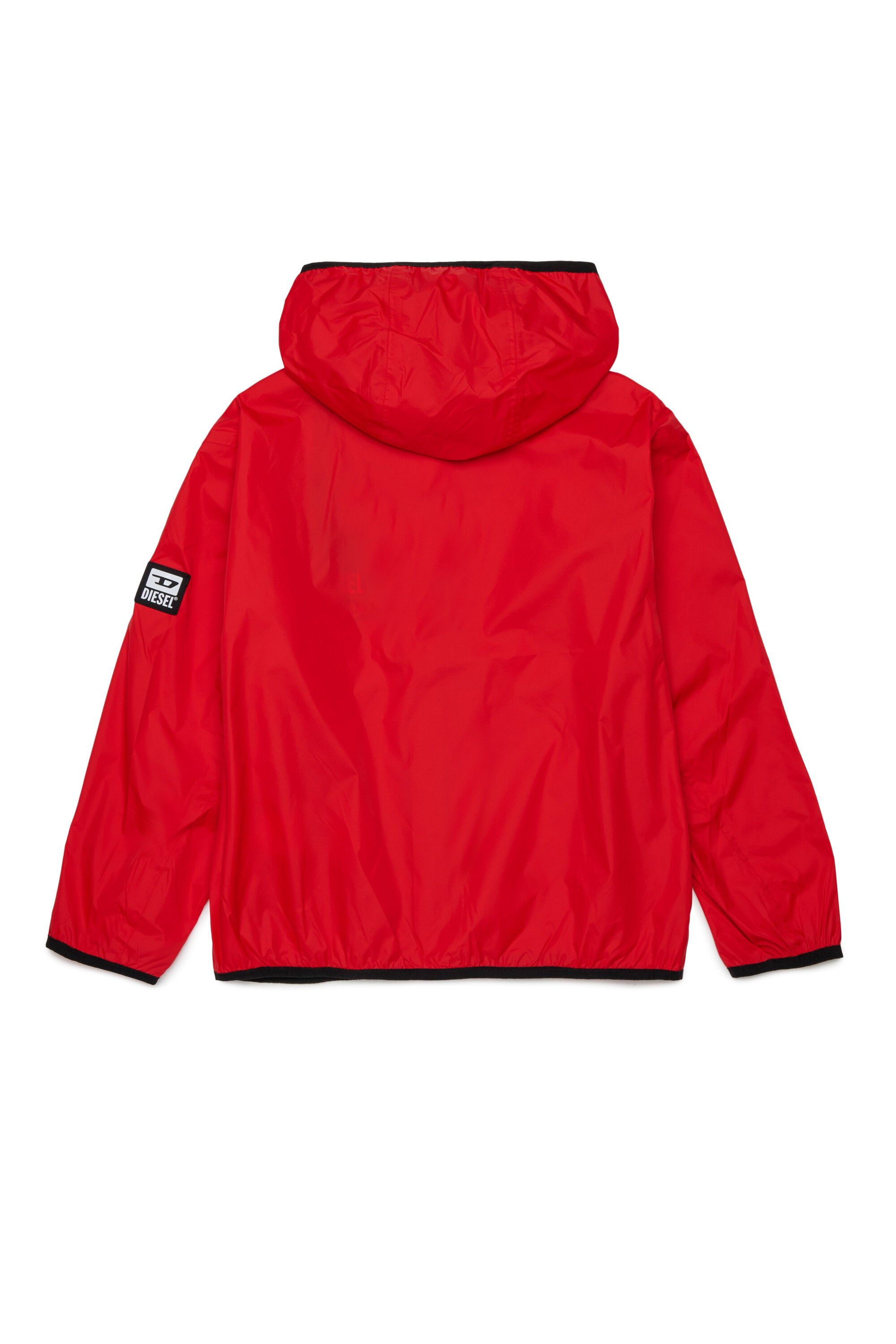 Windbreaker with printed logo