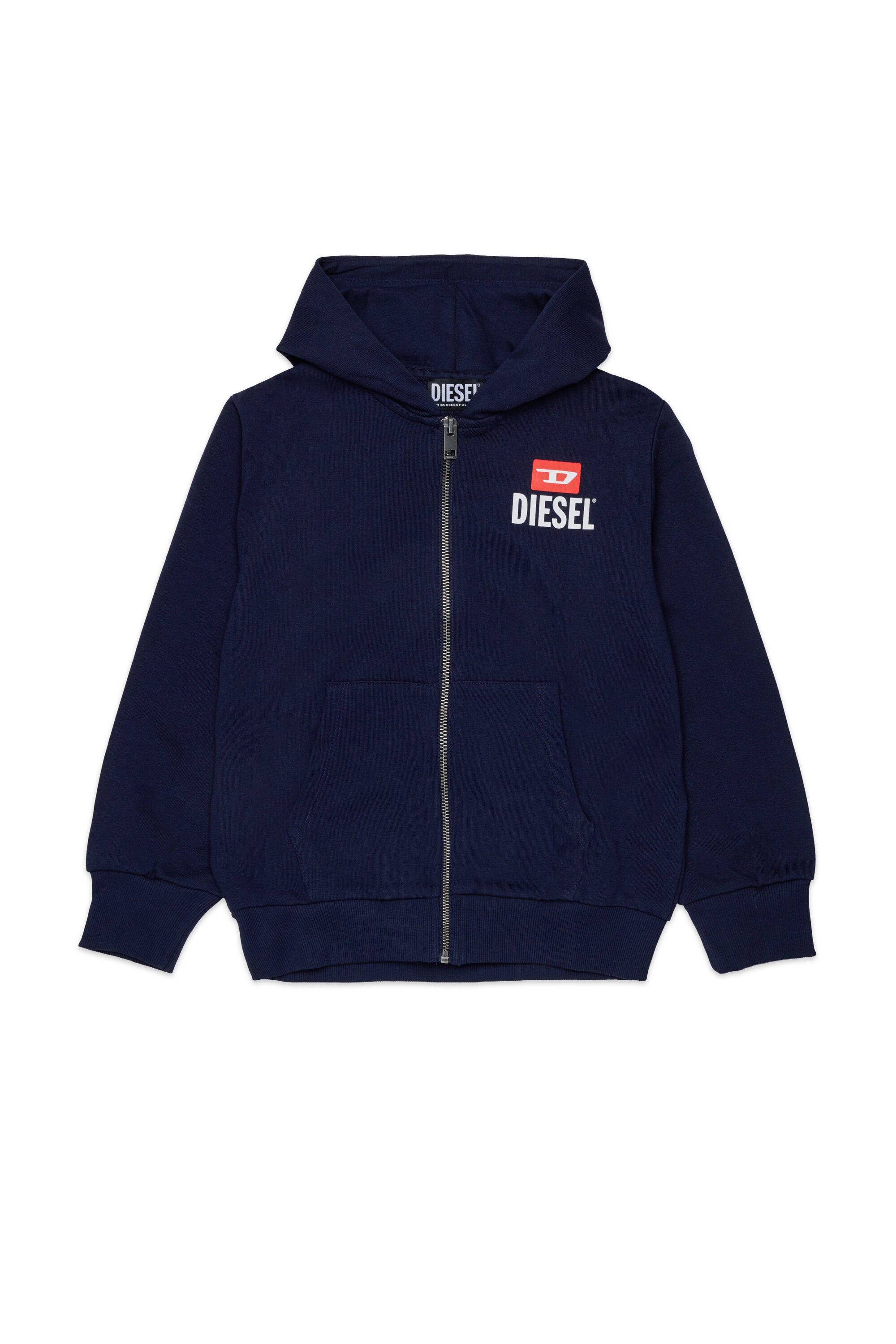 Full-zip sweatshirt with logo