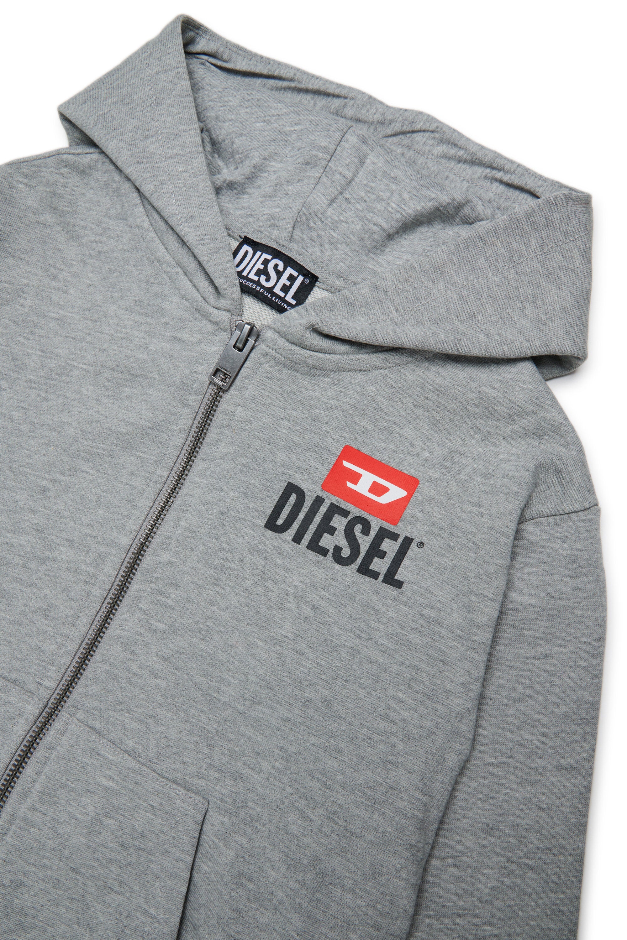 Full-zip sweatshirt with logo