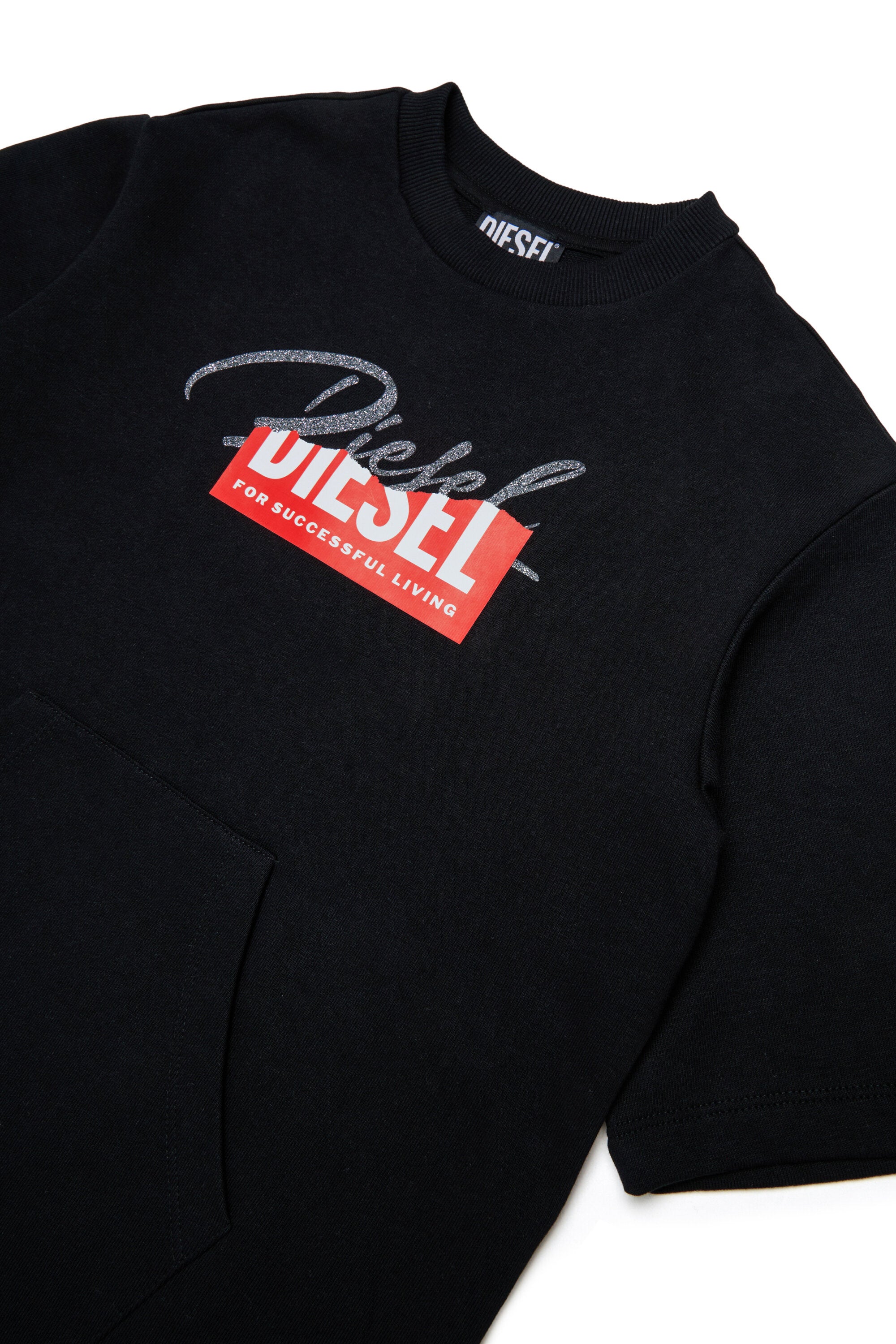 Dress with logo