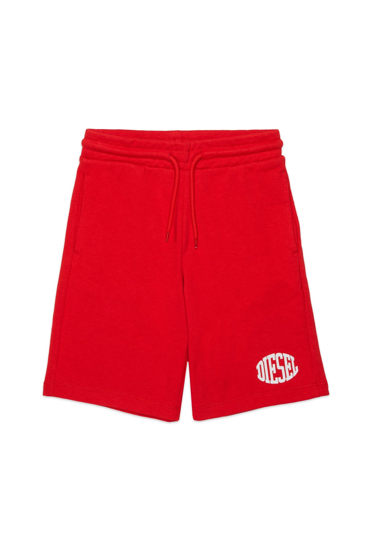 Fleece shorts with logo