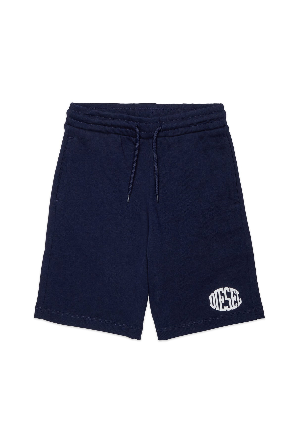 Fleece shorts with logo